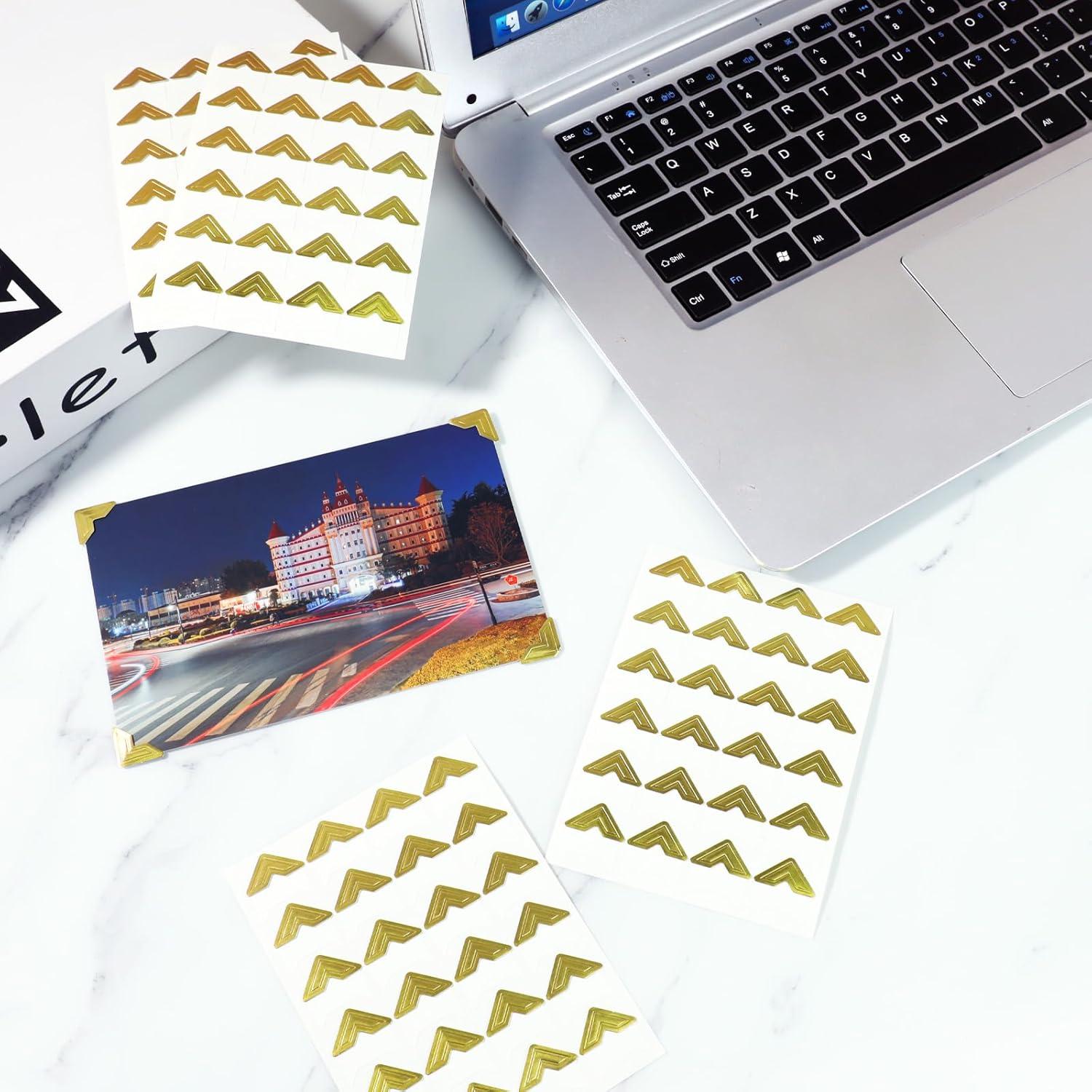 240 Esquinas de Foto Autoadhesivas Aeaocvo para Scrapbooking