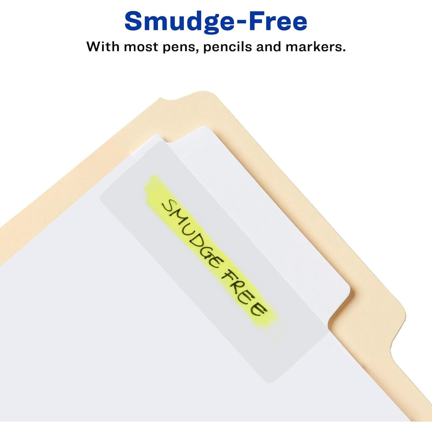 Pestañas Adhesivas Avery 34777 - 24 Unidades Blancas