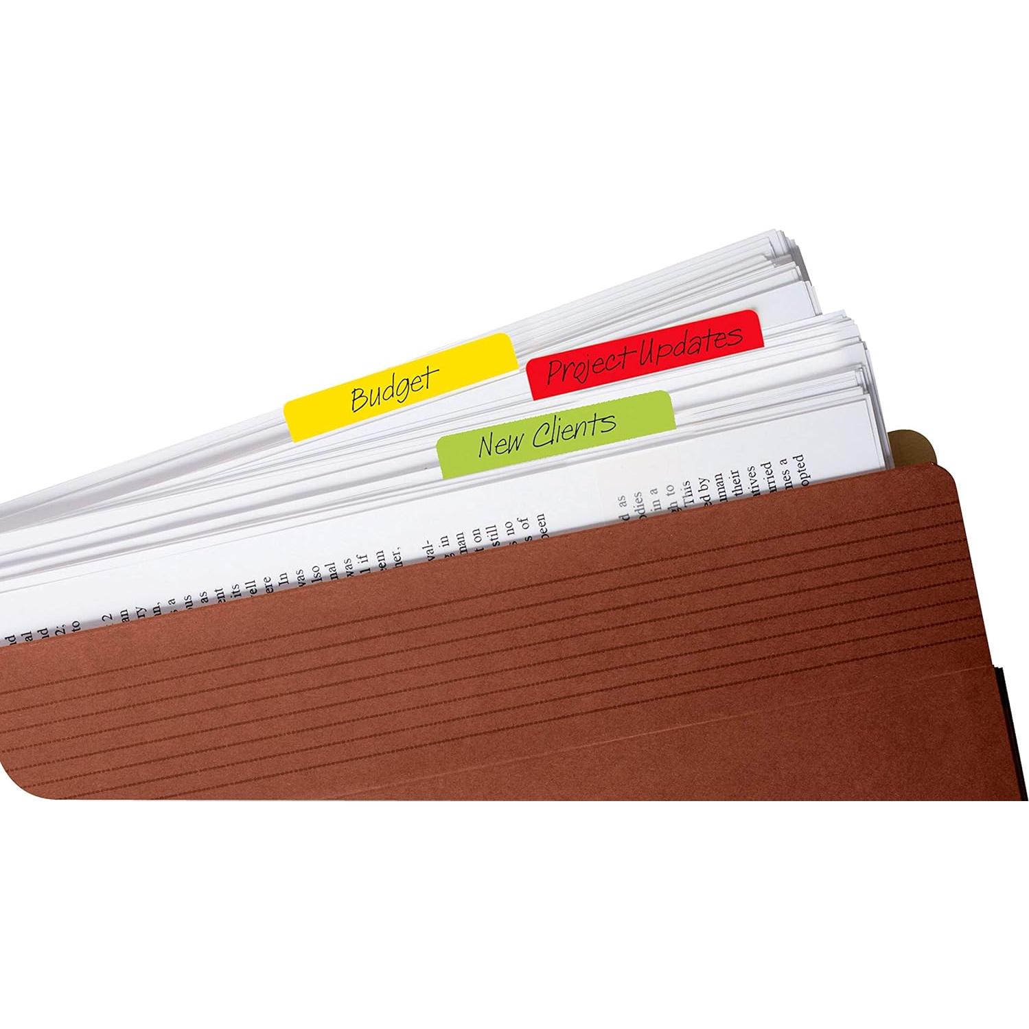 Pestañas Post-it 5 cm Colores Primarios 24 Pestañas 3M