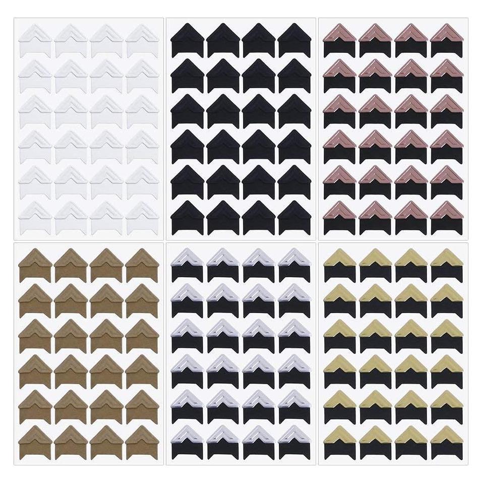 Esquinas Adhesivas para Fotos Penta Angel 288 Piezas 6 Colores