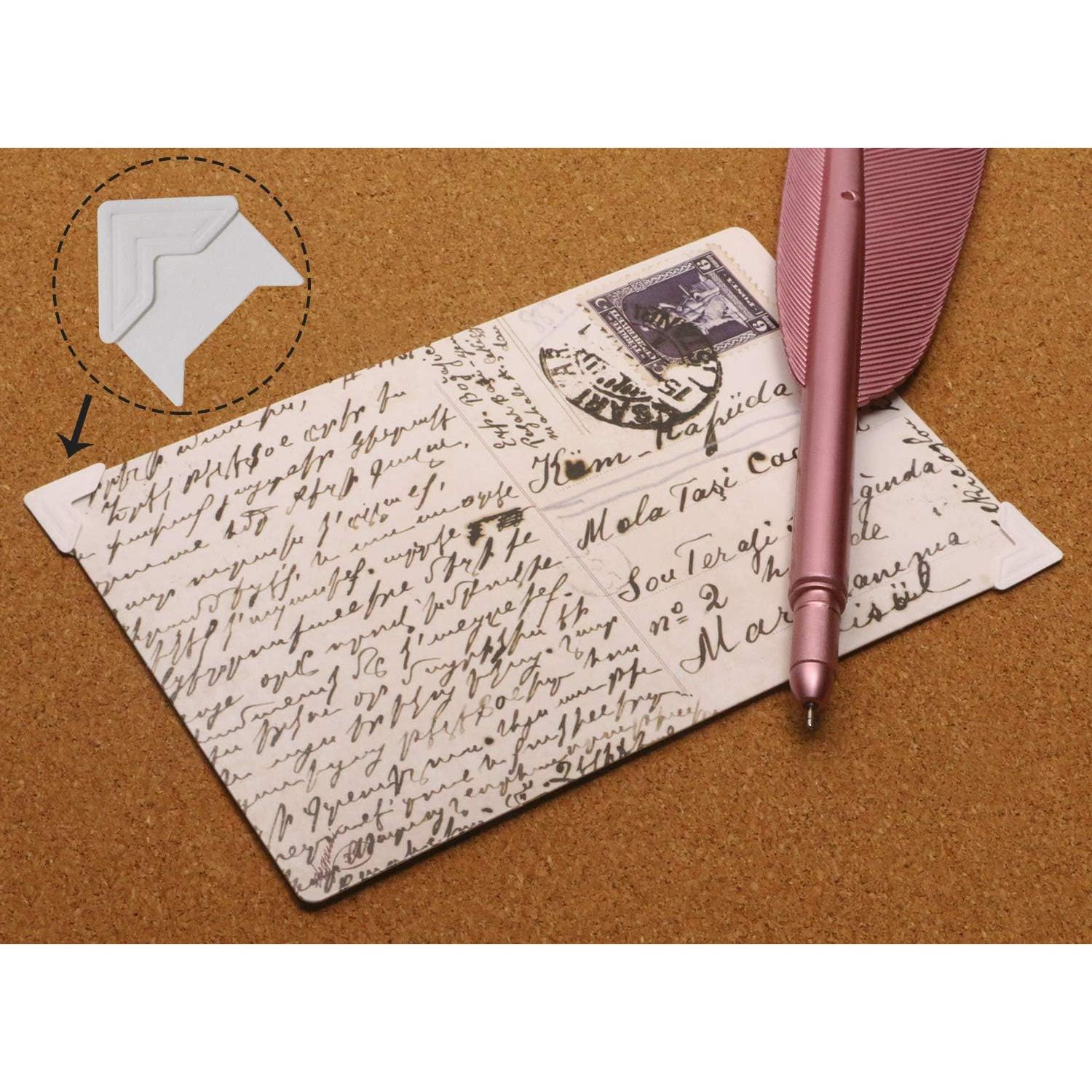 Esquinas Adhesivas para Fotos Penta Angel 288 Piezas 6 Colores