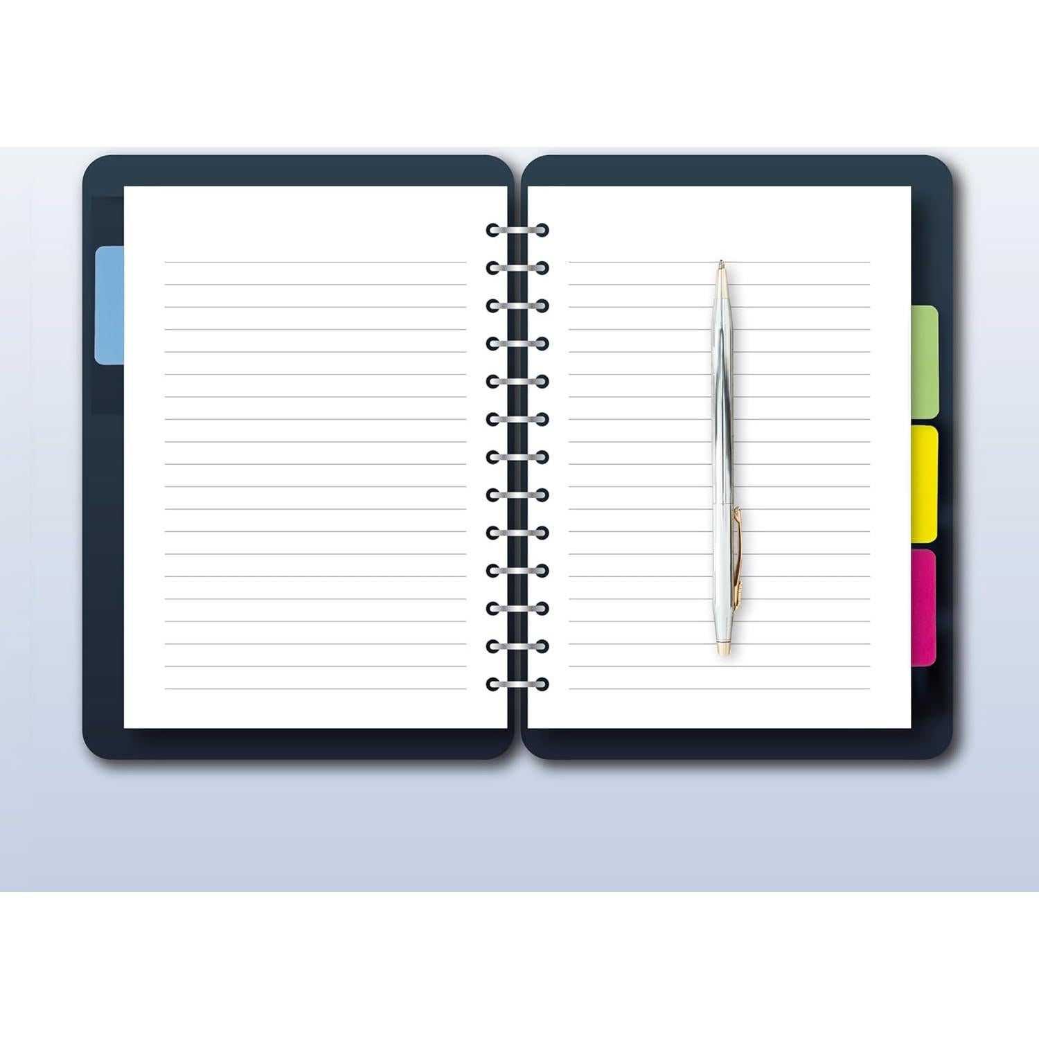 Pestañas Adhesivas Index Desk Tech 3.81x5.08cm 16 Hojas Multicolor