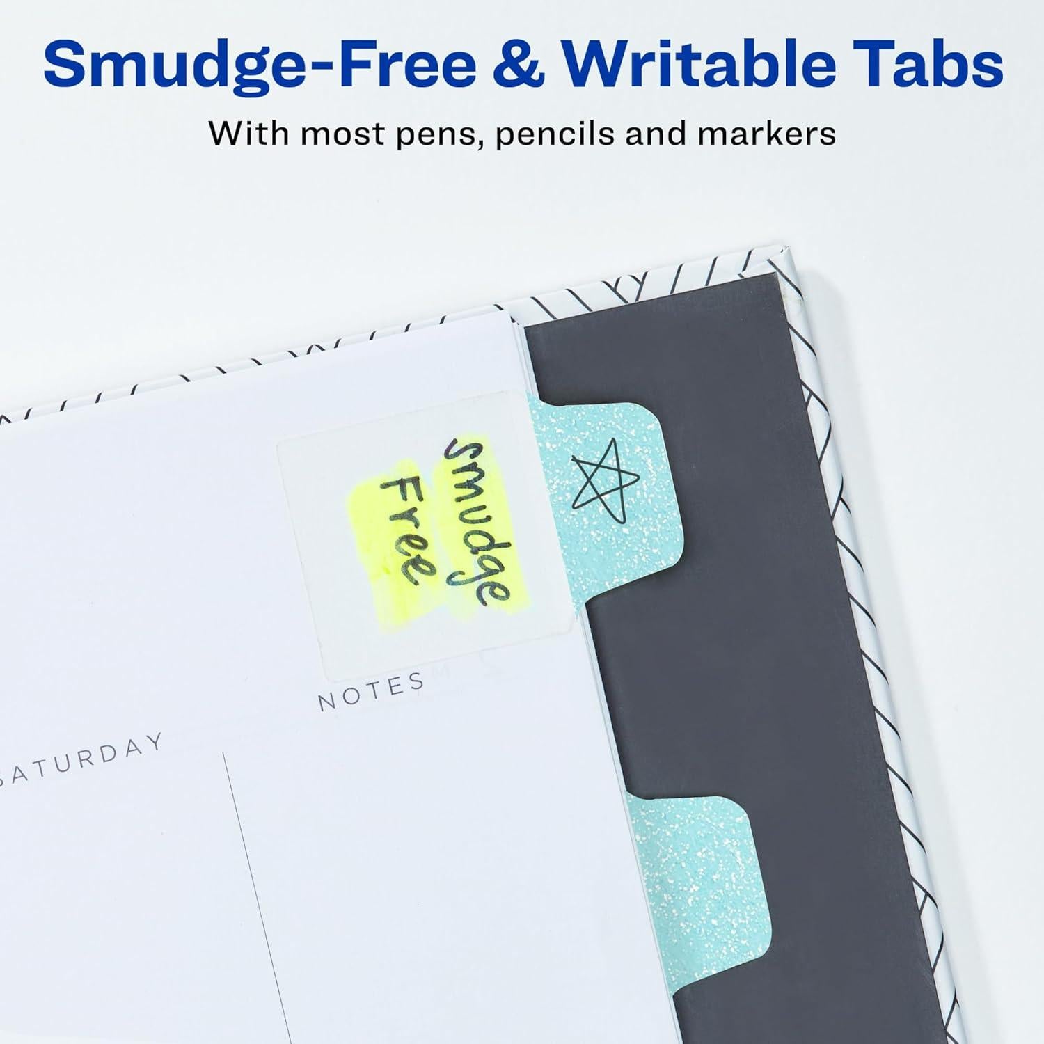 Pestañas Reposicionables Avery Luxe Brillo Pastel 32 Unidades