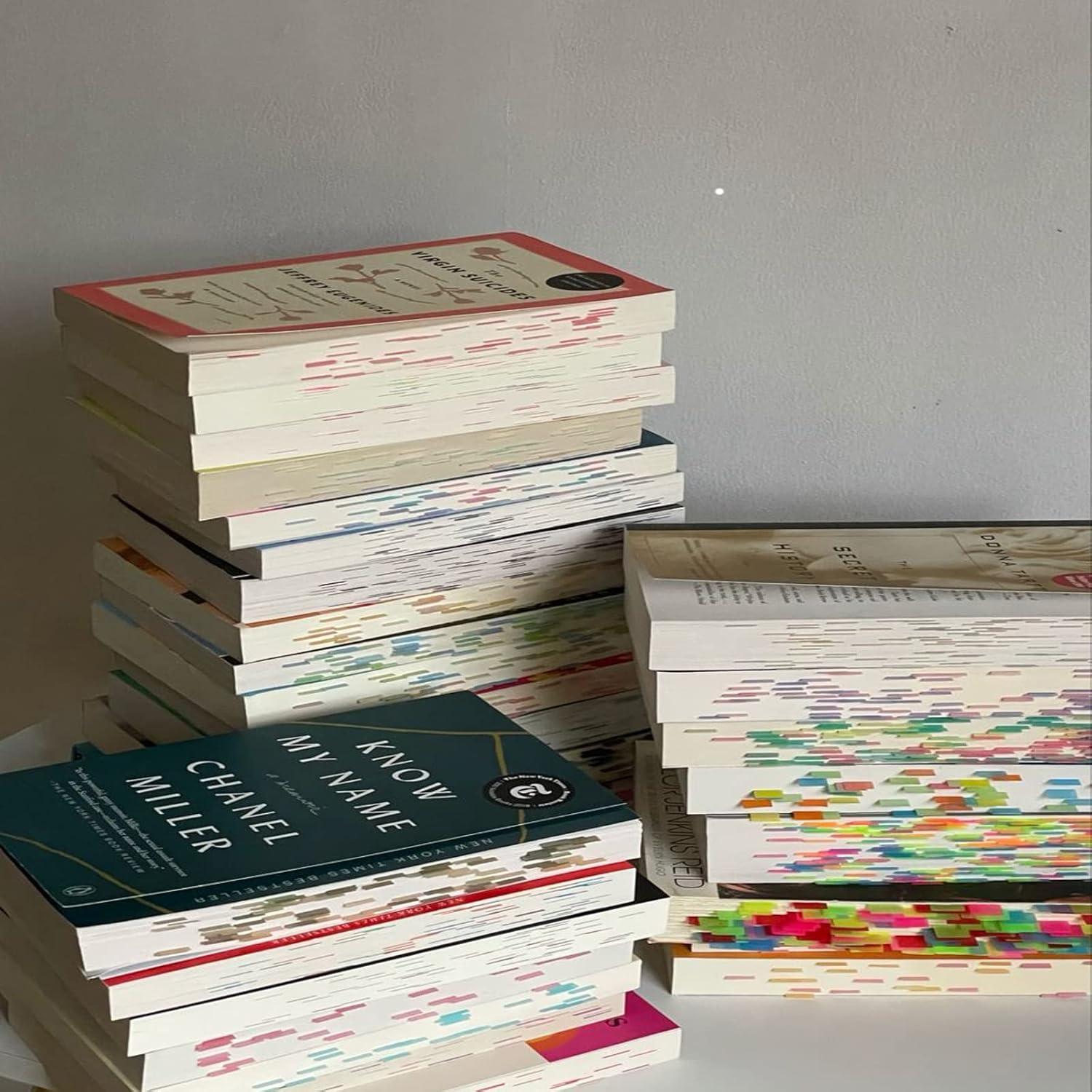 Pestañas Adhesivas Translúcidas PARTSPOWER 1200 Hojas 1.12x4.42cm