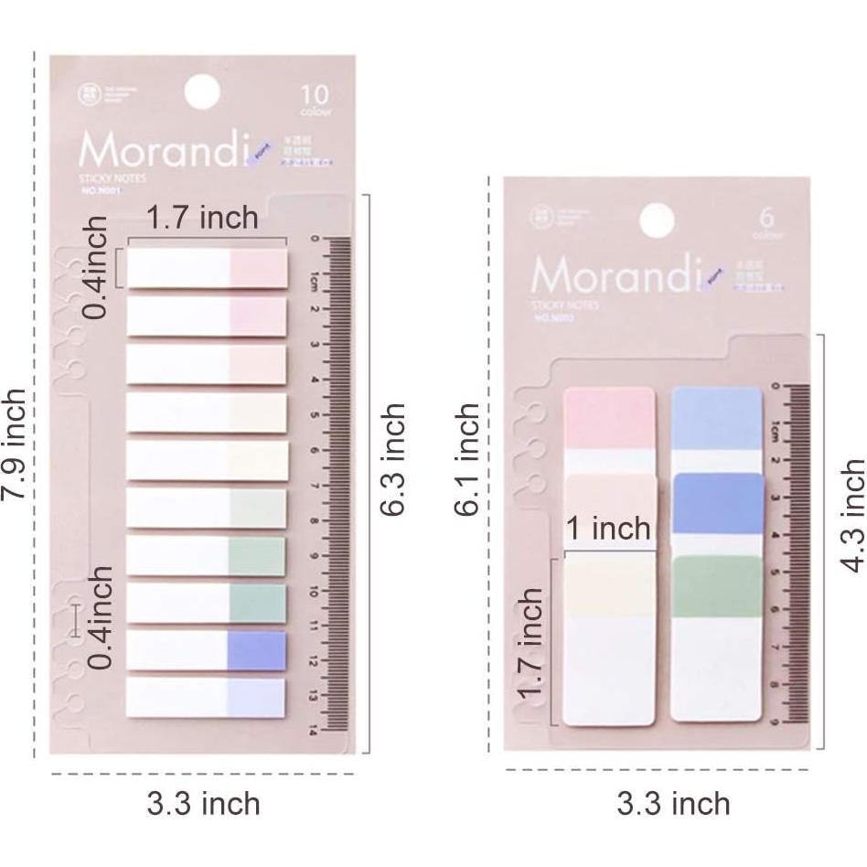520 Piezas Pestañas Adhesivas Toosunny Multicolor 2 Tamaños