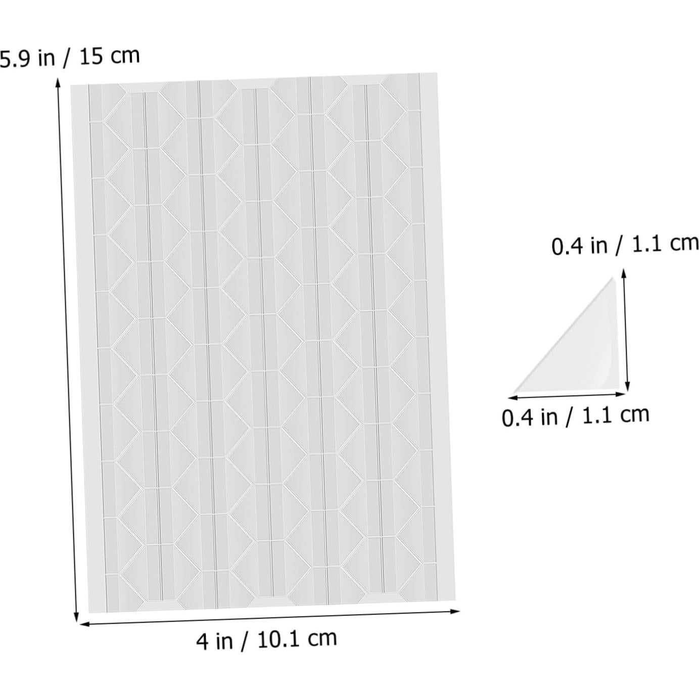 Esquinas Adhesivas para Fotos NUOBESTY 20 Hojas Transparentes