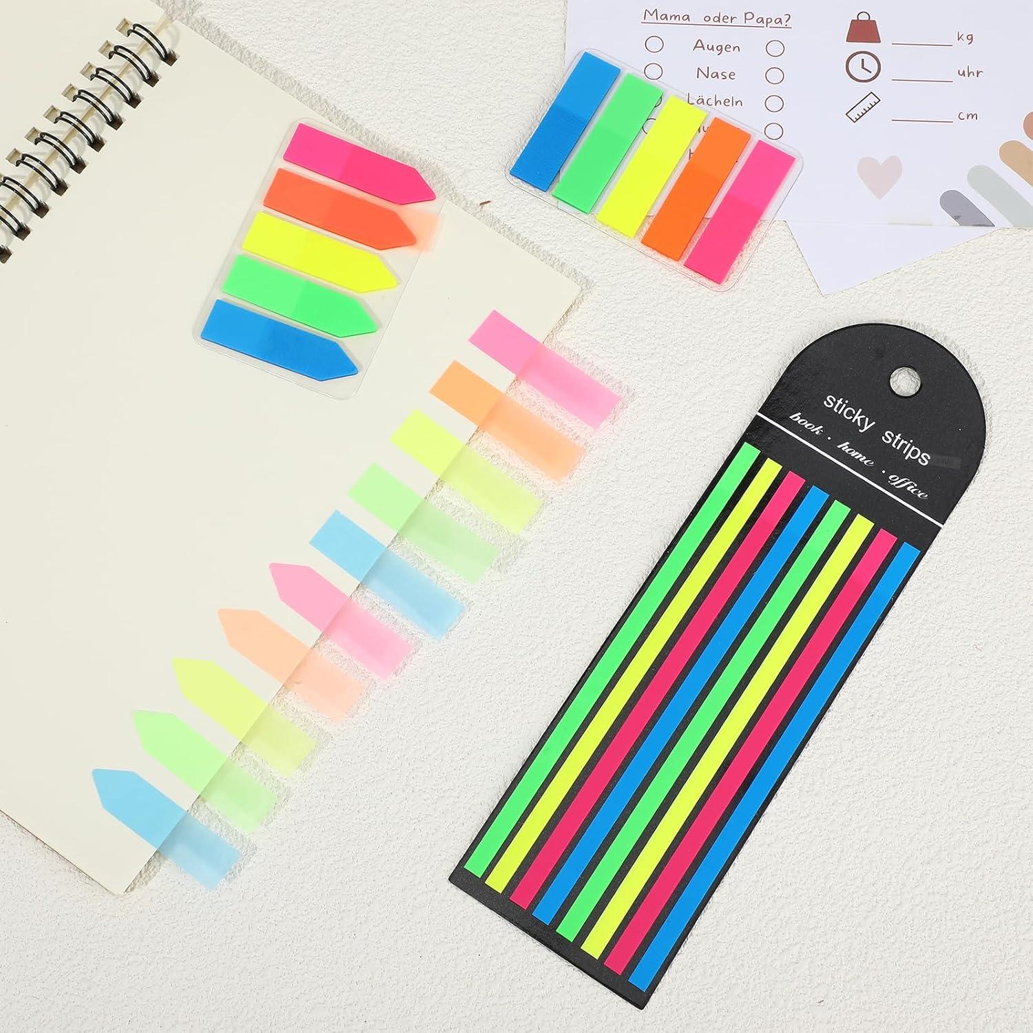 Juego de Notas Adhesivas Transparentes EupHHonycs 960 Piezas