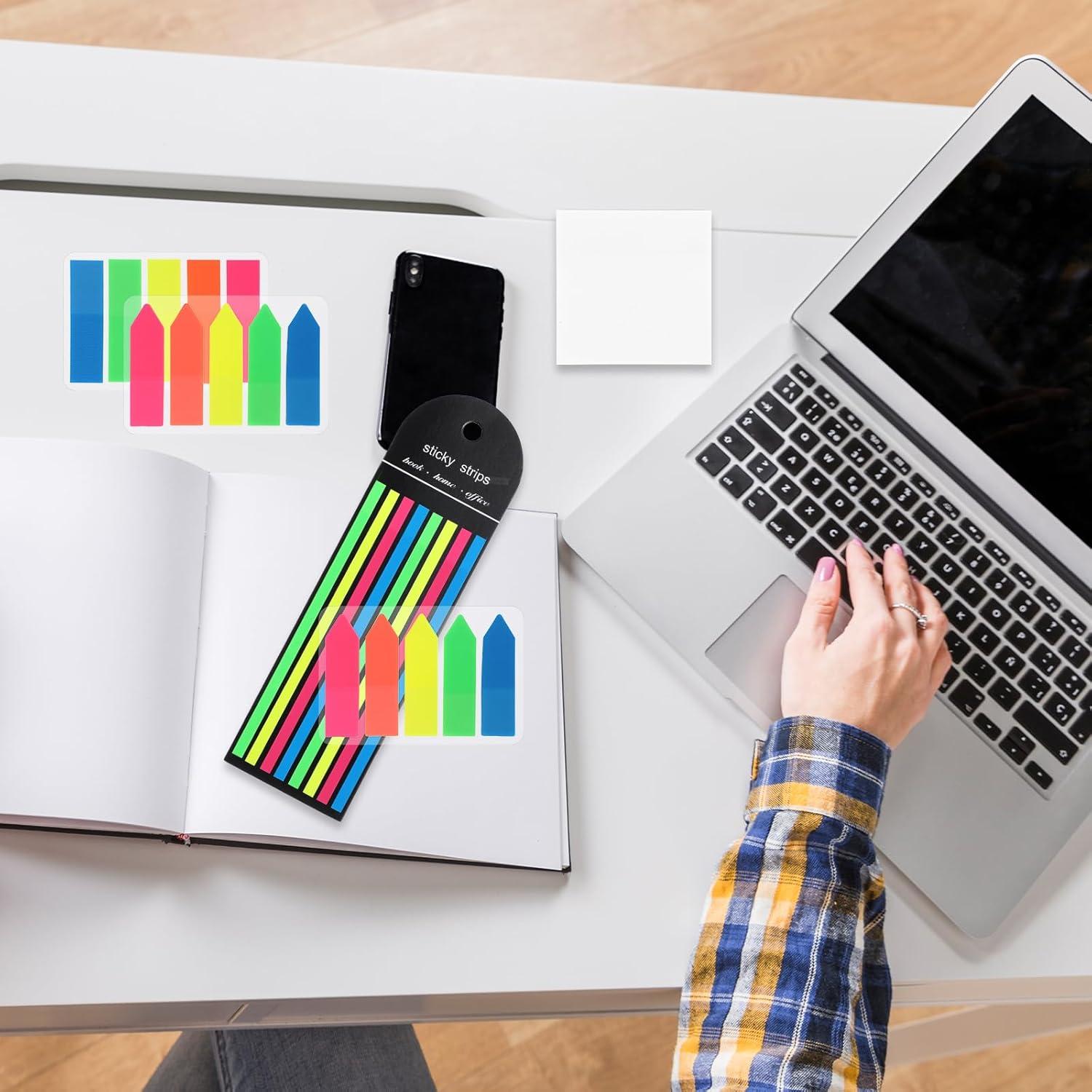 Juego de Notas Adhesivas Transparentes EupHHonycs 960 Piezas