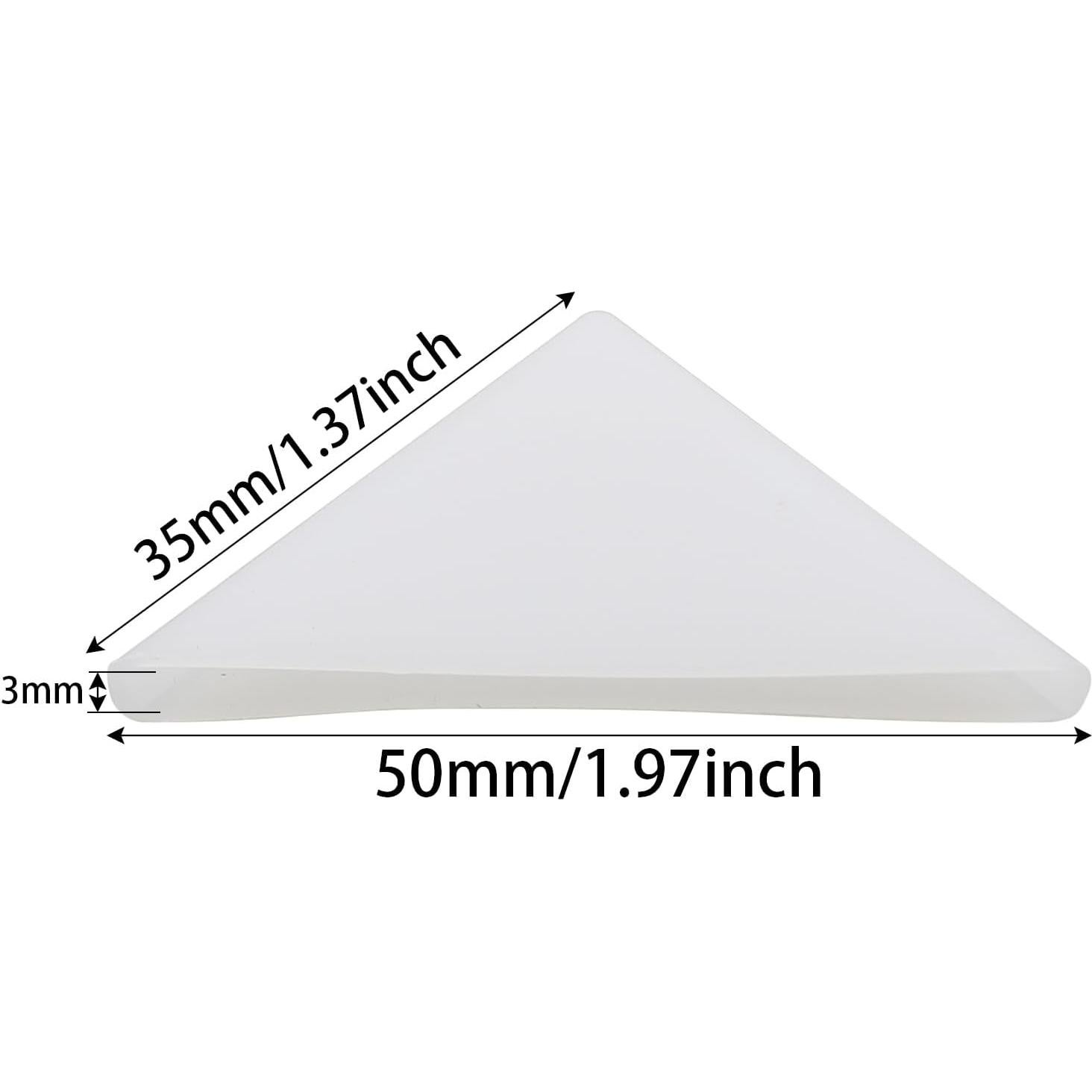 Heyous 50PCS Protectores de Esquinas Plástico Transparente 35mm