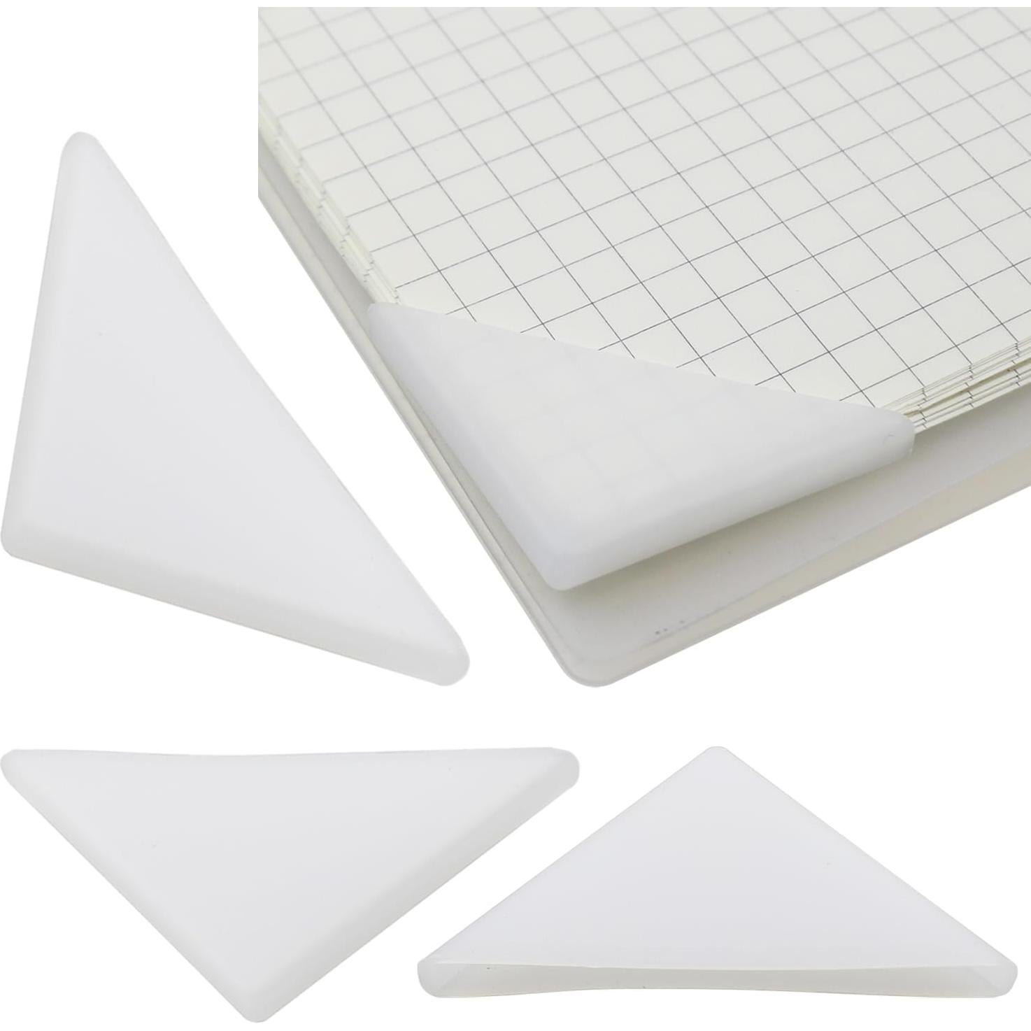 Heyous 50PCS Protectores de Esquinas Plástico Transparente 35mm