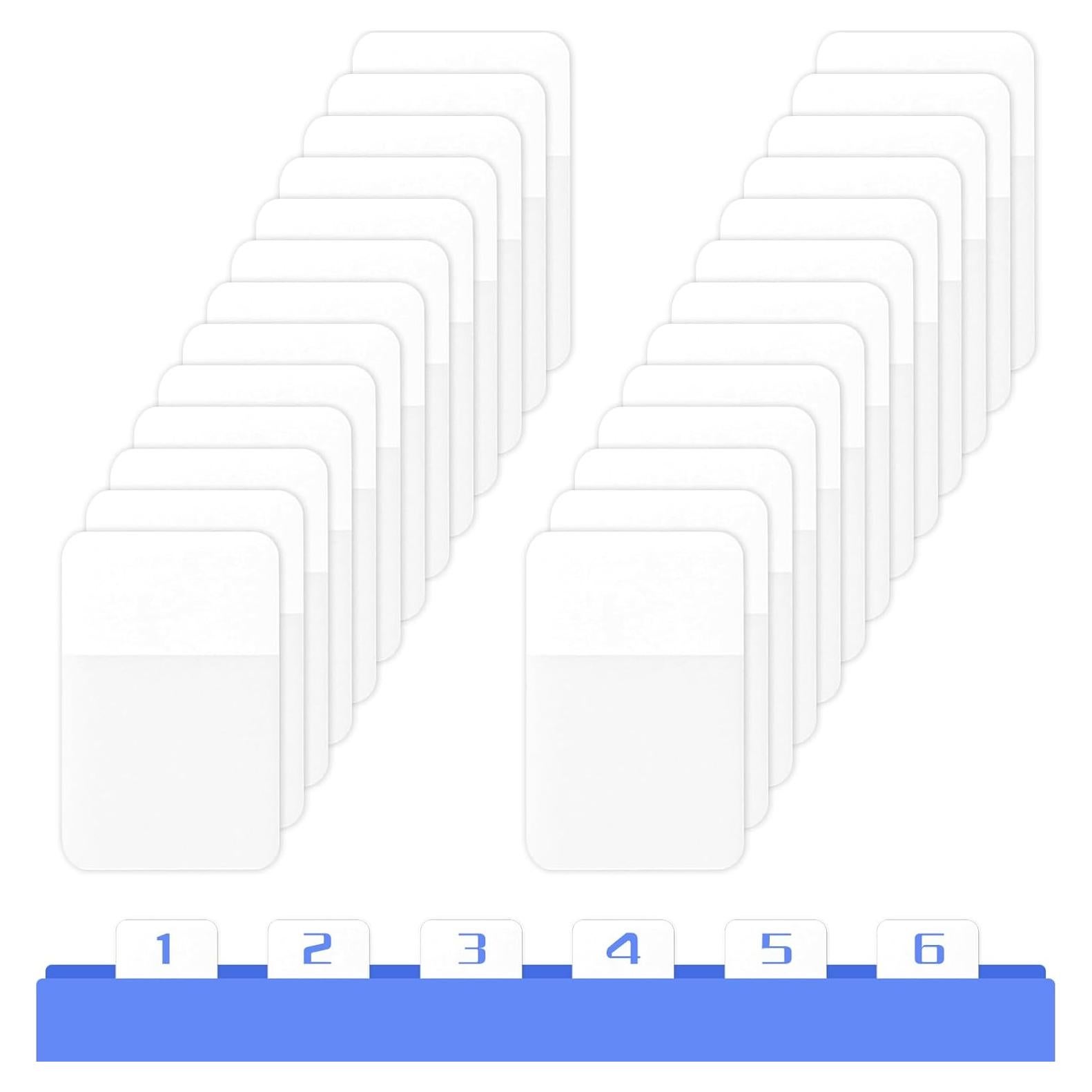 400 Etiquetas Adhesivas Reposicionables KALIONE 4.06x2.54 cm Blancas