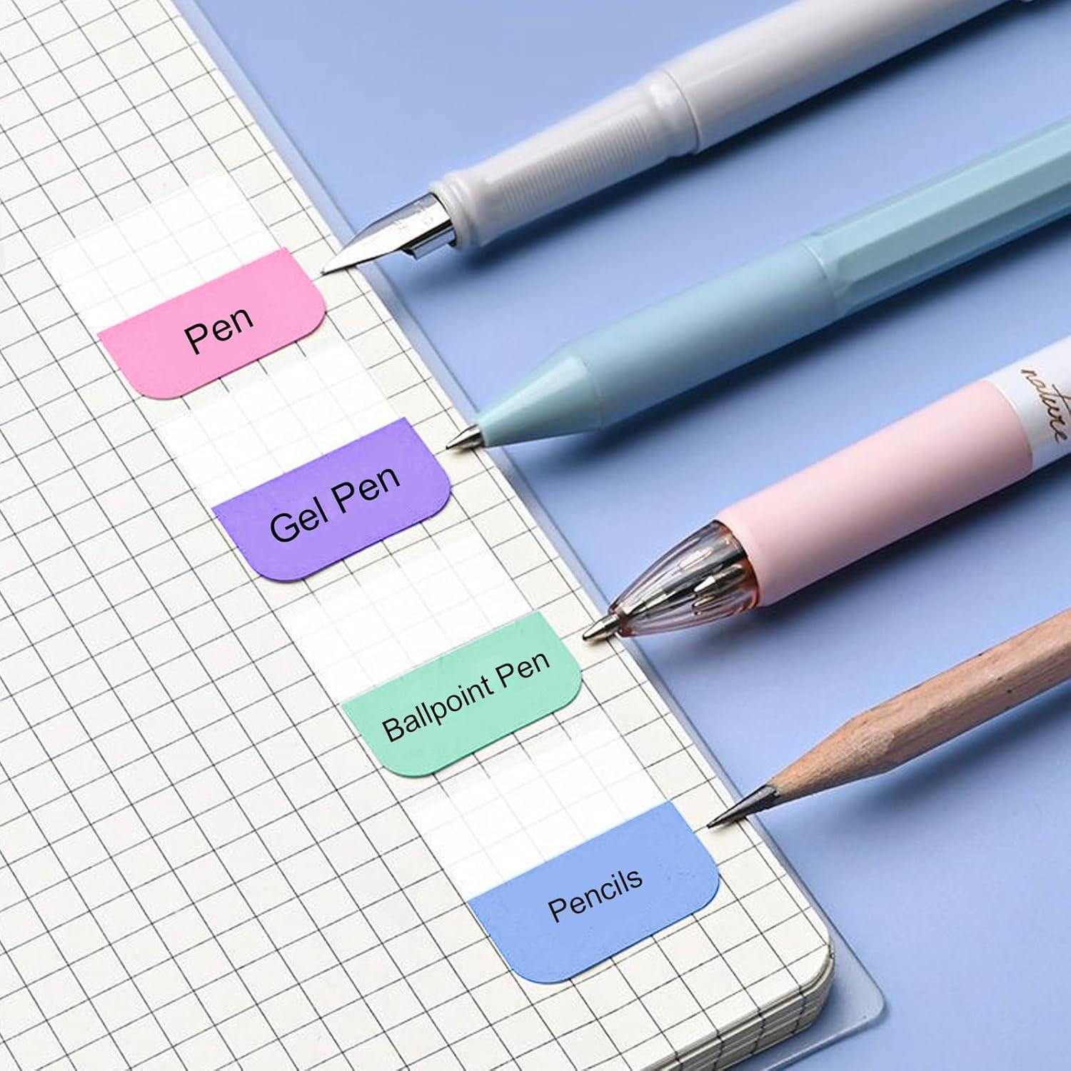 Pestañas Adhesivas Índice a Granel VANRA 840 Piezas 2.54 cm