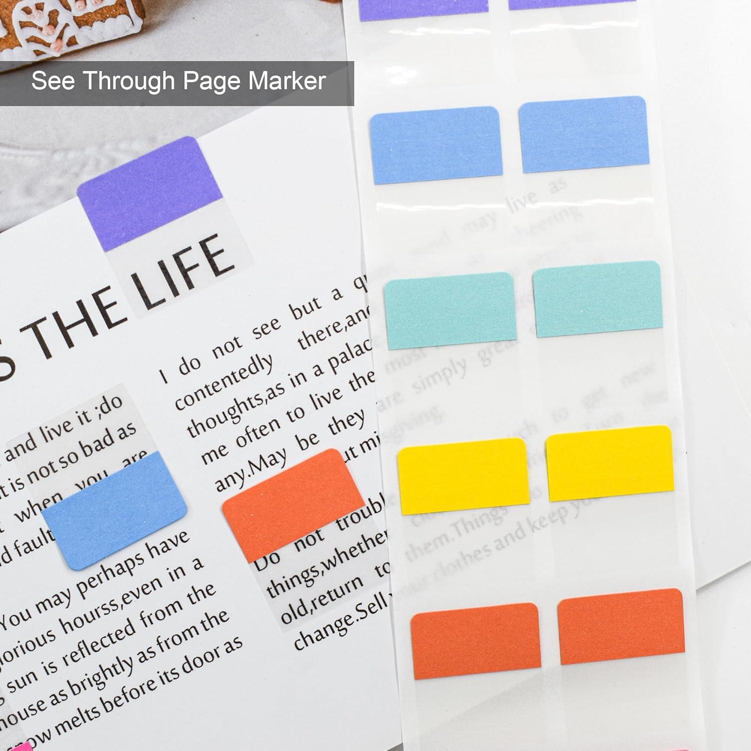 Pestañas Adhesivas Índice a Granel VANRA 840 Piezas 2.54 cm