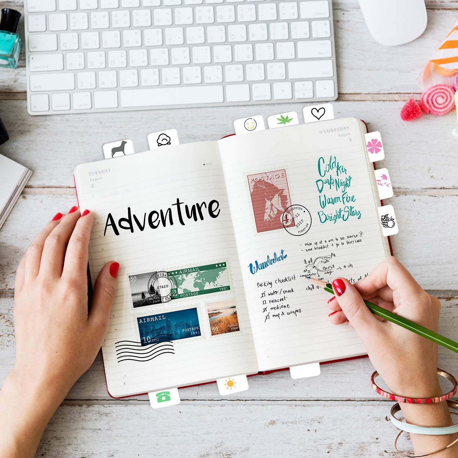 Marcadores de Página Adhesivos Outus 400 Piezas 4.1x2.5cm Blanco