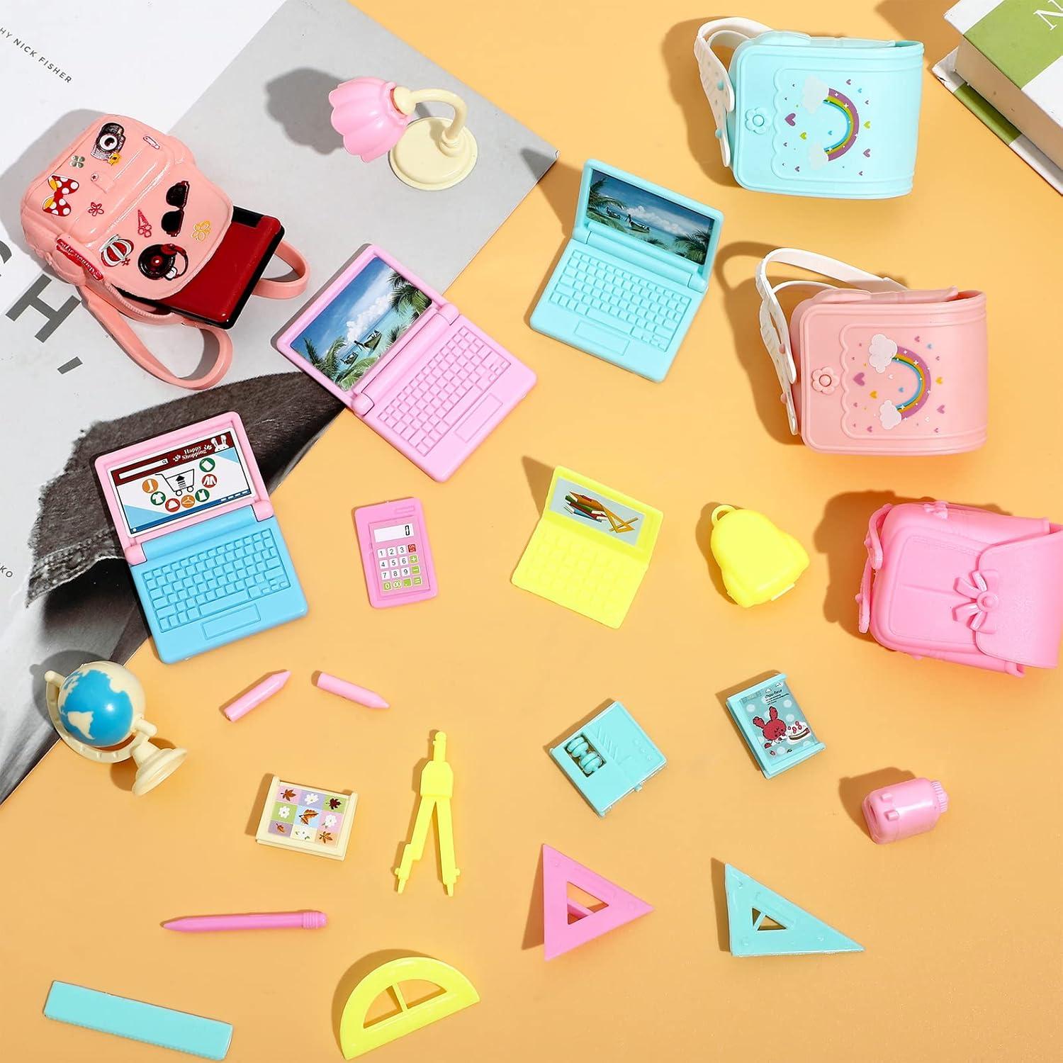 SOTOGO 21 Piezas Accesorios Escuela Muñecas 29.21 cm