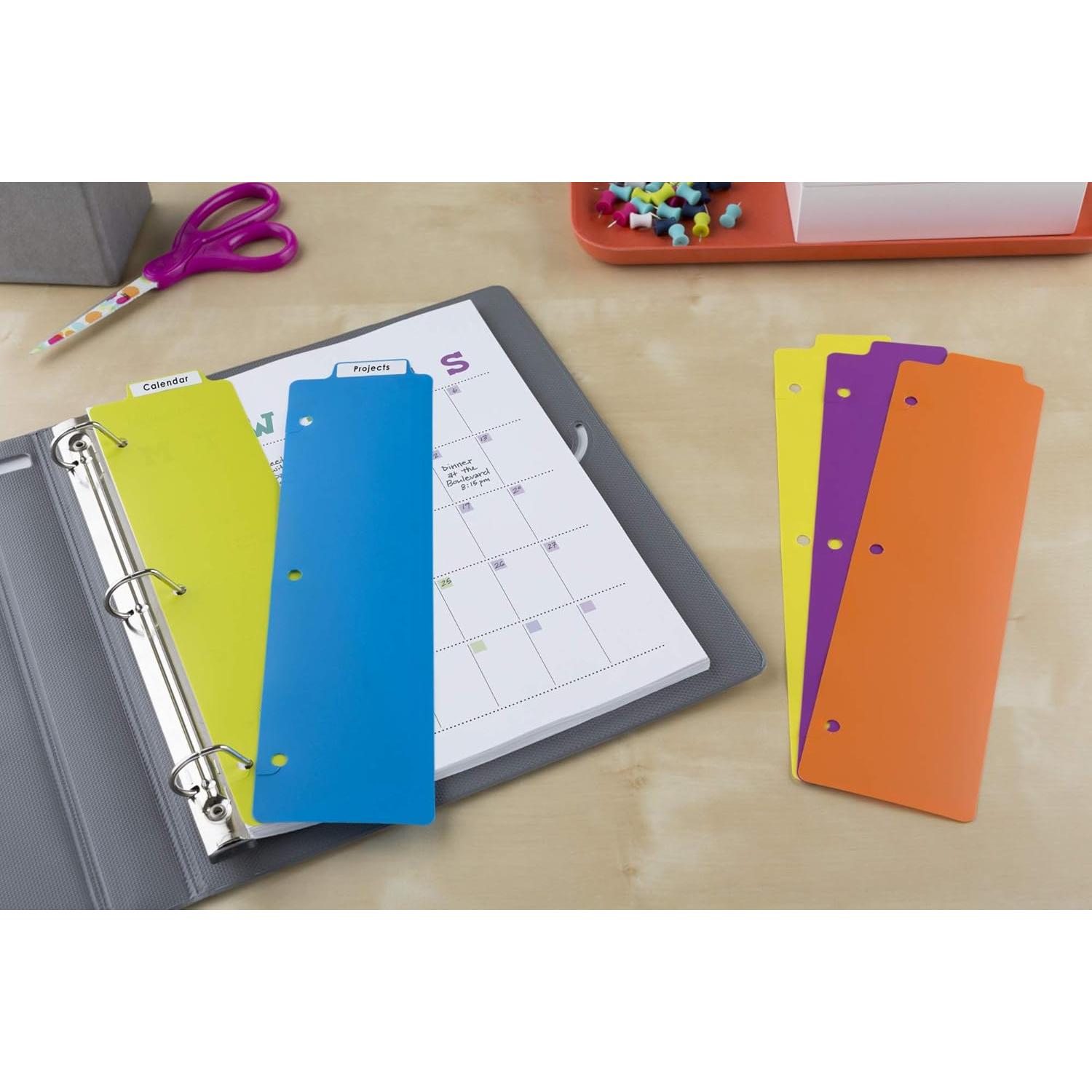 Separadores de Marcador Plástico Avery 5 Pestañas Multicolor