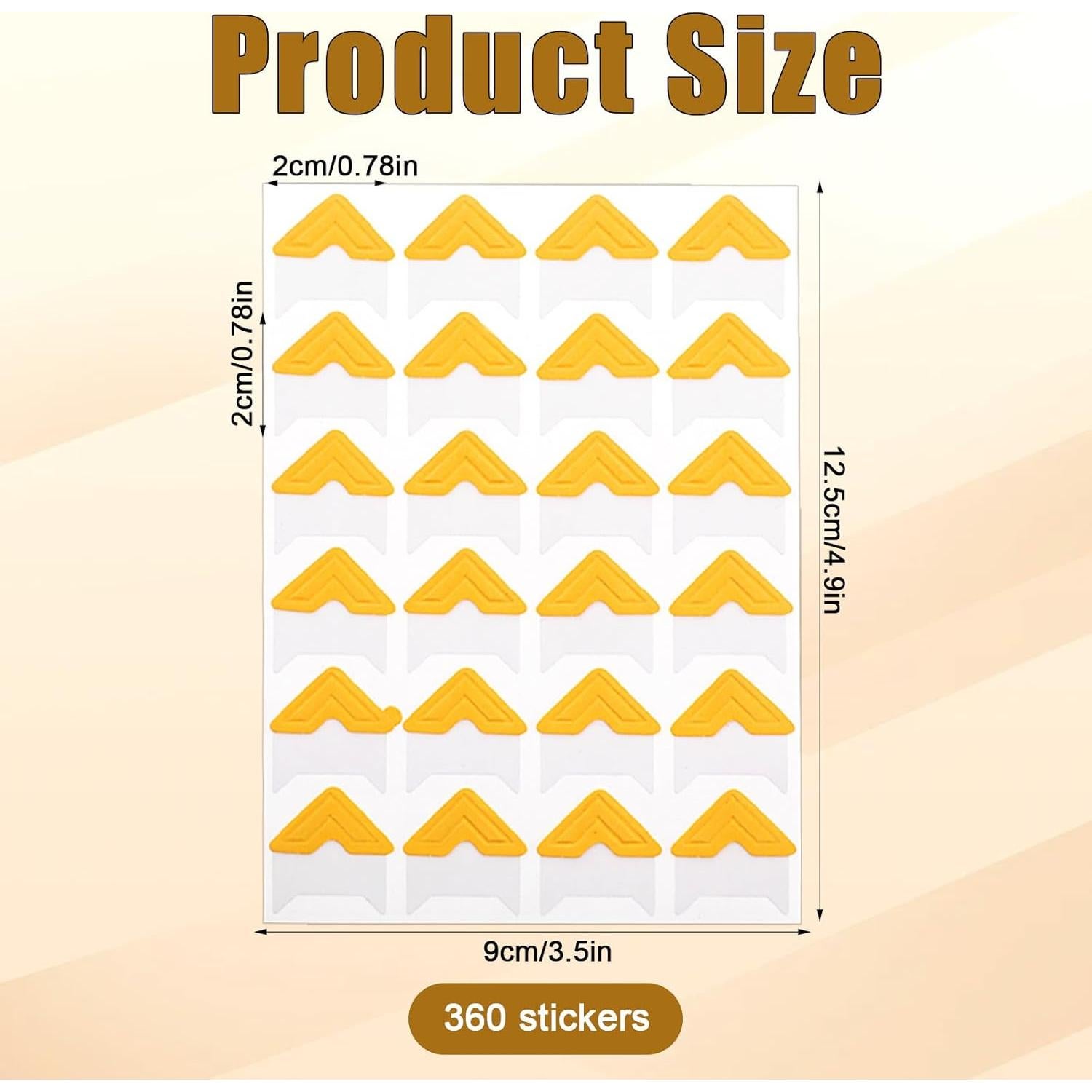 360 Pegatinas Esquinas de Fotos Autoadhesivas Vin Beauty