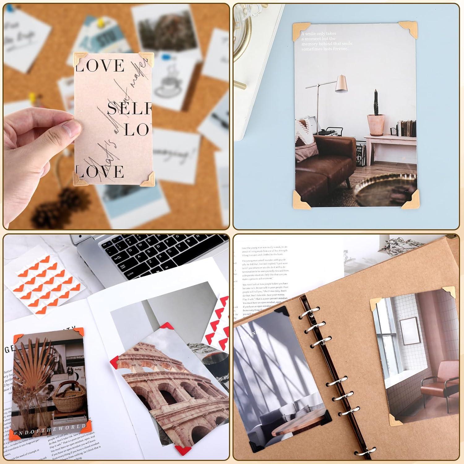 360 Pegatinas Esquinas de Fotos Autoadhesivas Vin Beauty