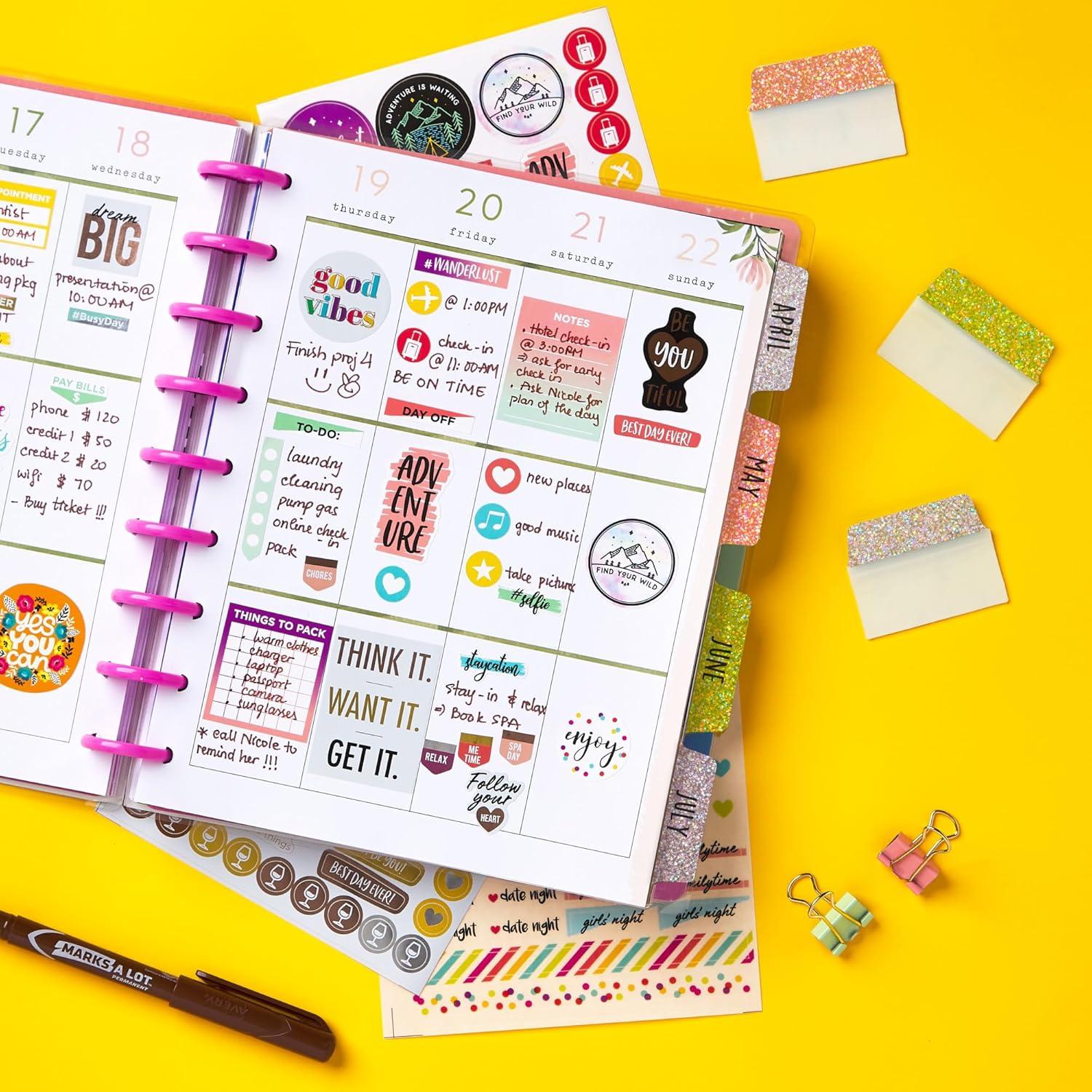 Pestañas Reposicionables Avery Luxe 18 Unidades Holográficas