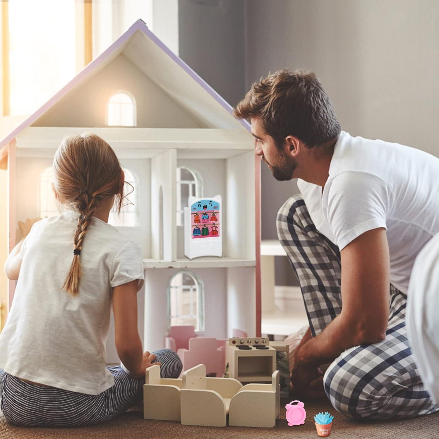 SOTOGO 46 Piezas Accesorios Escuela Casa Muñecas Miniatura