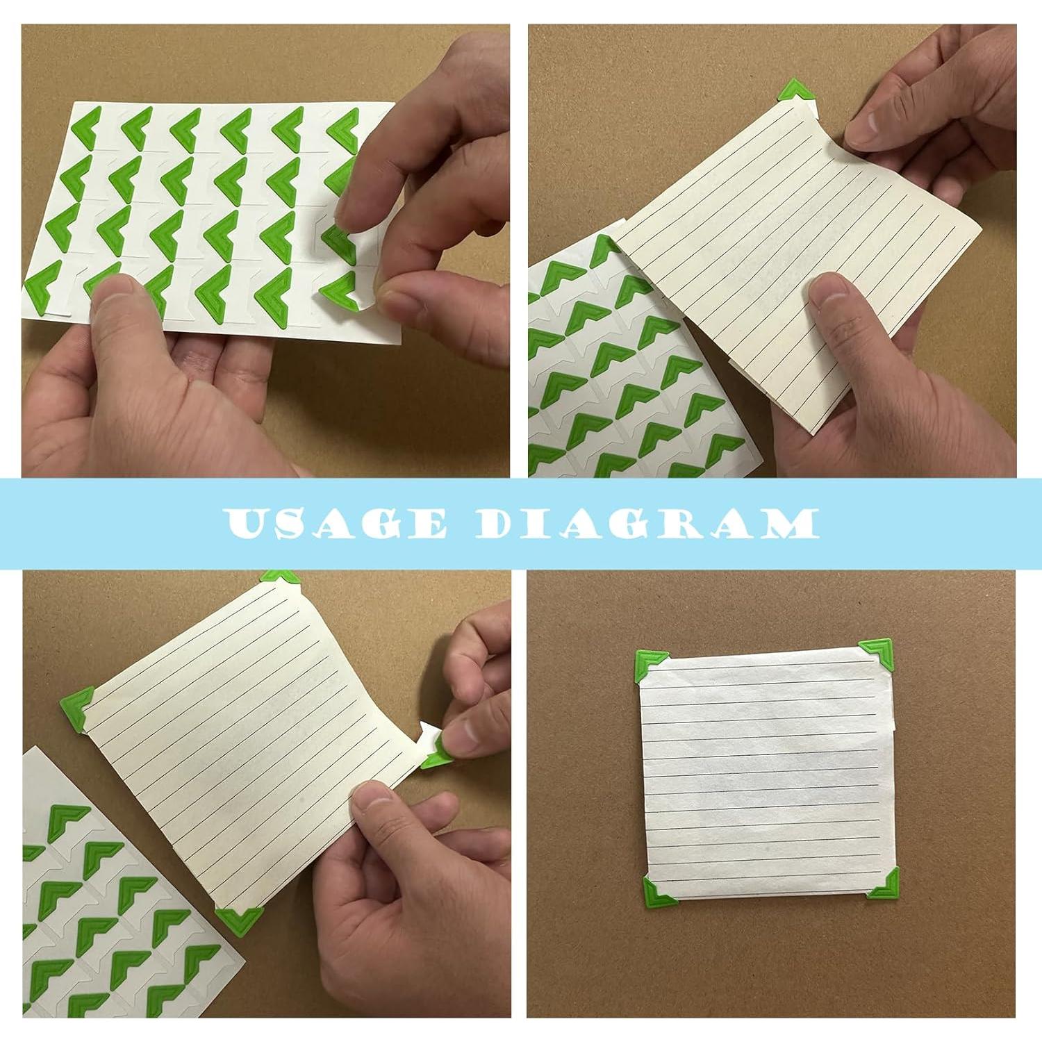 Conjunto de 456 Esquinas de Fotos Nexolia - 19 Colores Autoadhesivas