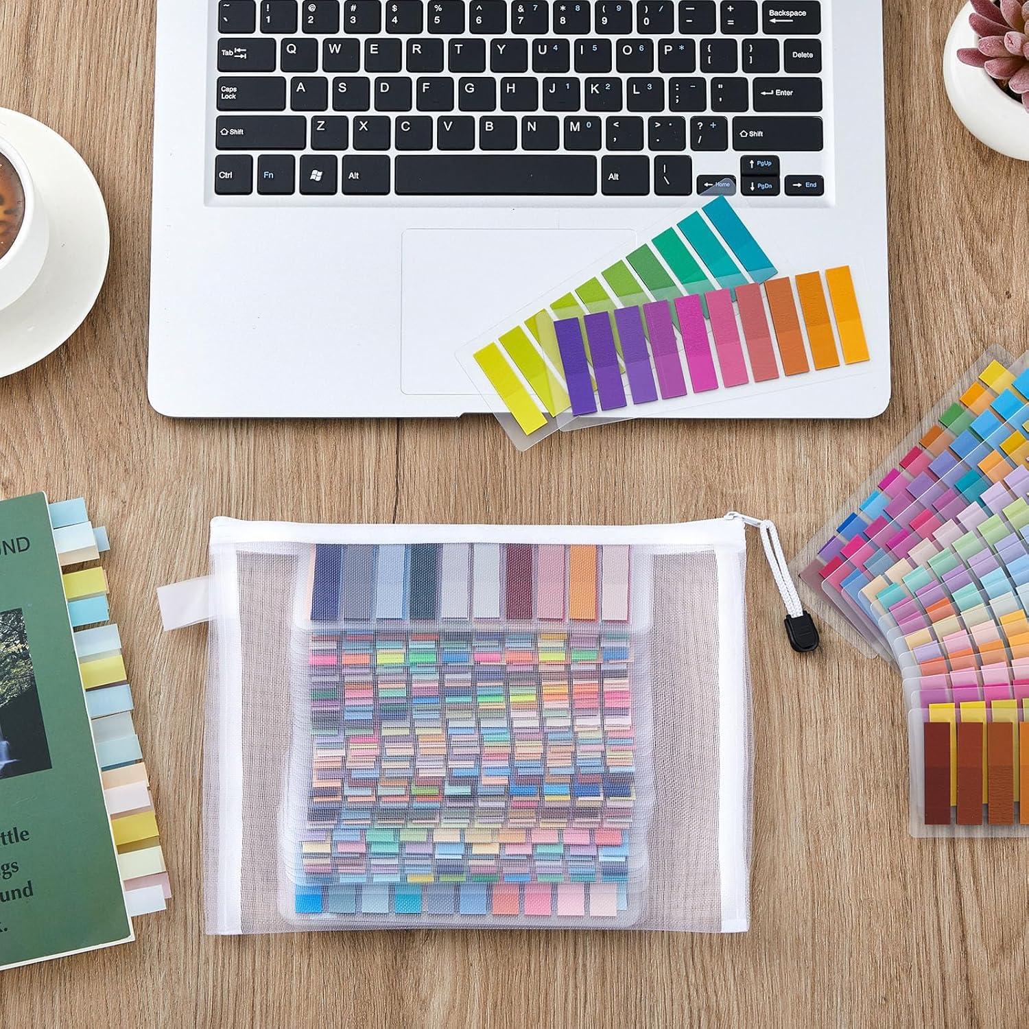 Pestañas Adhesivas Transparentes ReliThick 12000 Pcs Multicolor