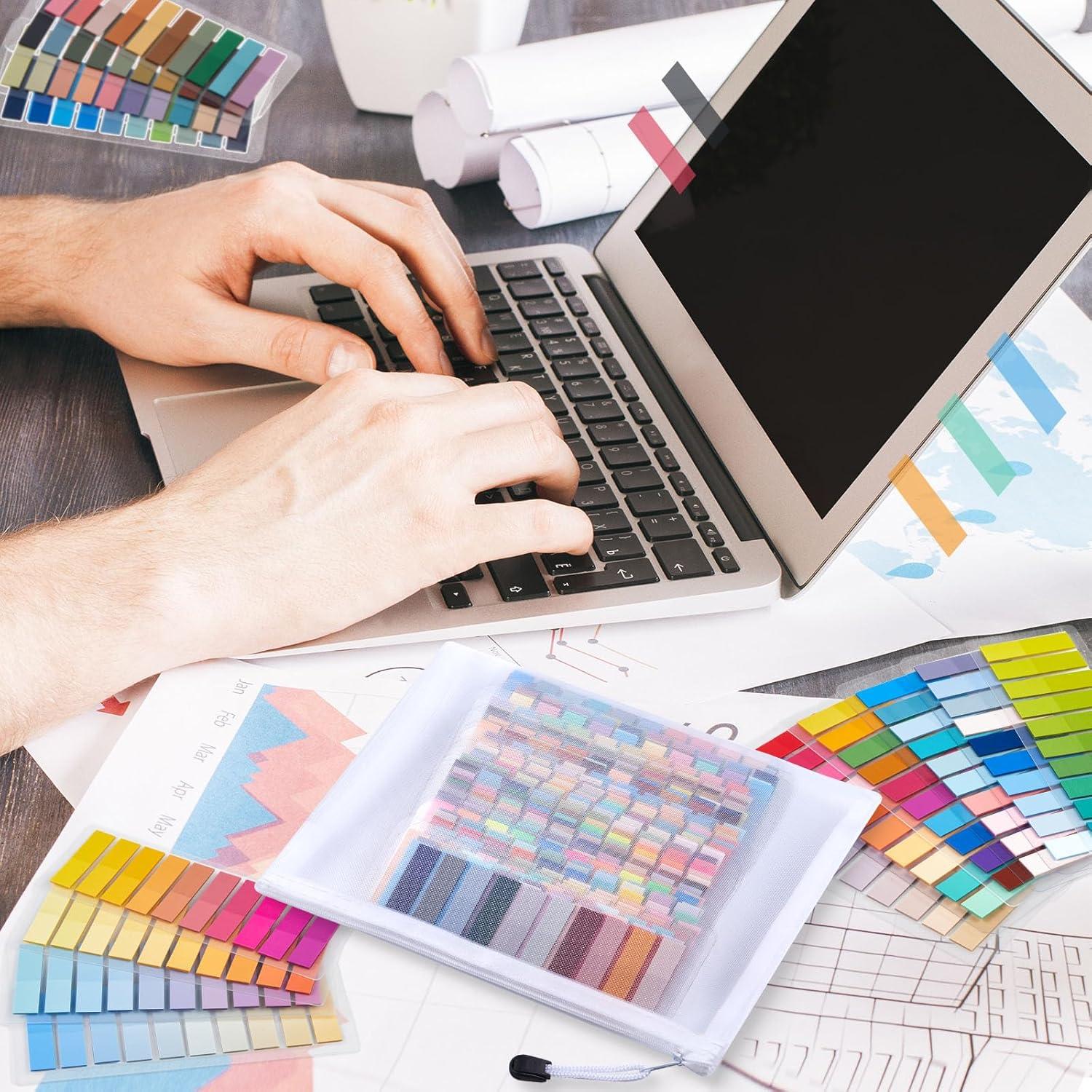 Pestañas Adhesivas Transparentes ReliThick 12000 Pcs Multicolor