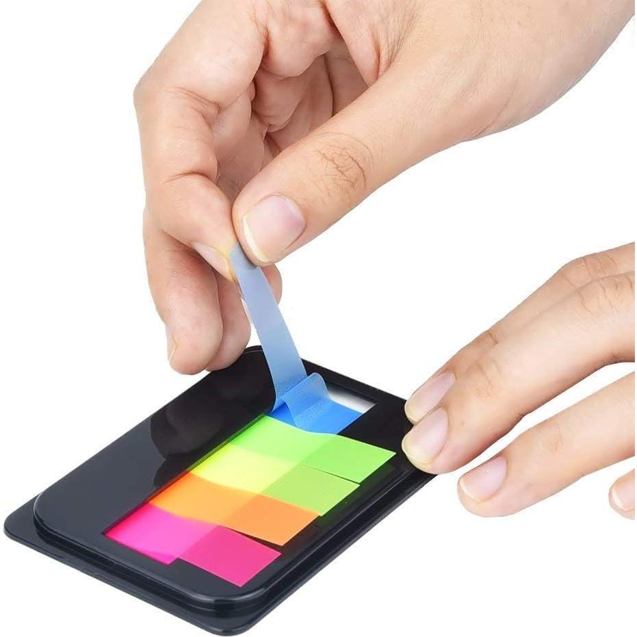 600 Piezas Marcadores de Página Neón Onwon, 5 Colores