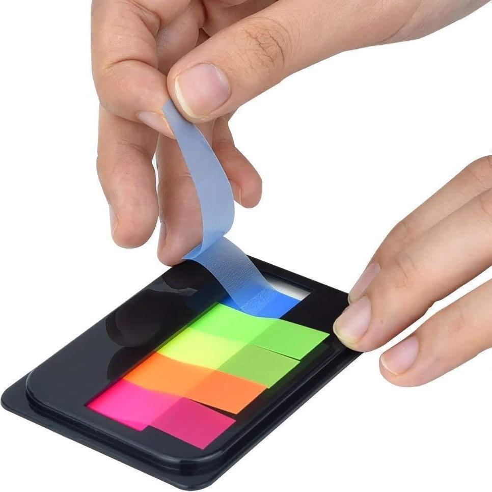 600 Piezas Marcadores de Página Neón Onwon, 5 Colores