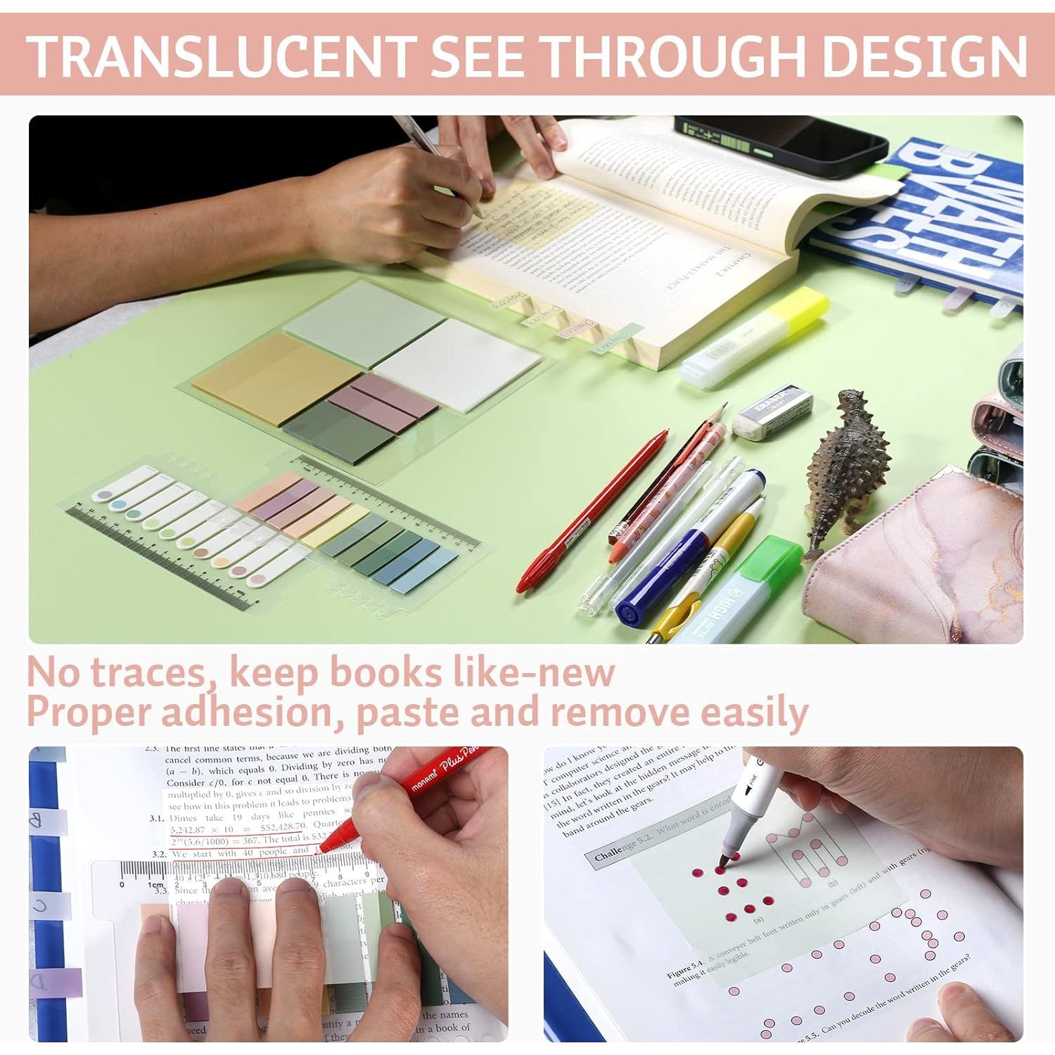 Notas Adhesivas Transparentes ONEDONE - 700 Hojas Multiusos