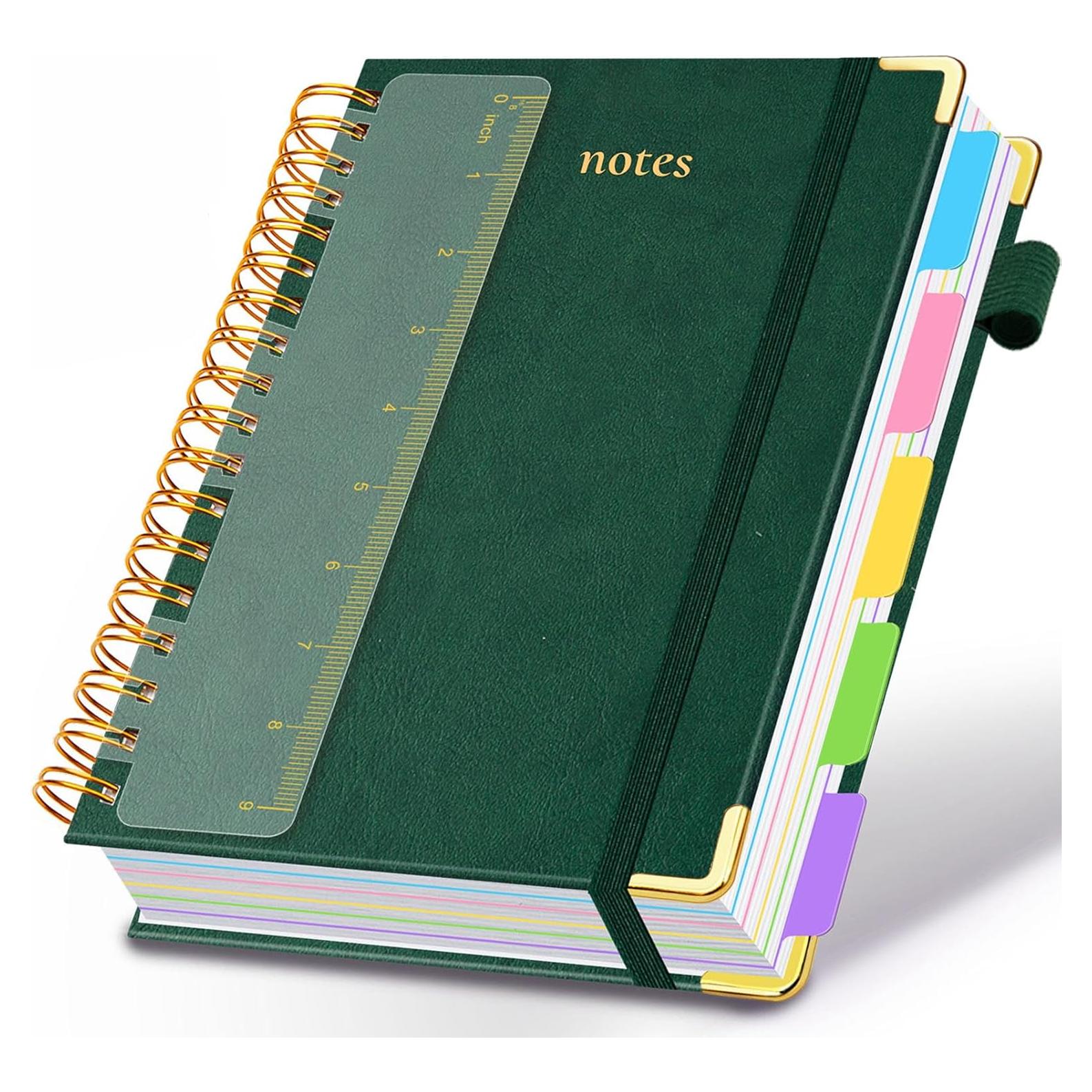 Cuaderno Espiral Tapa Dura GDGDSY B5 300 Páginas Verde