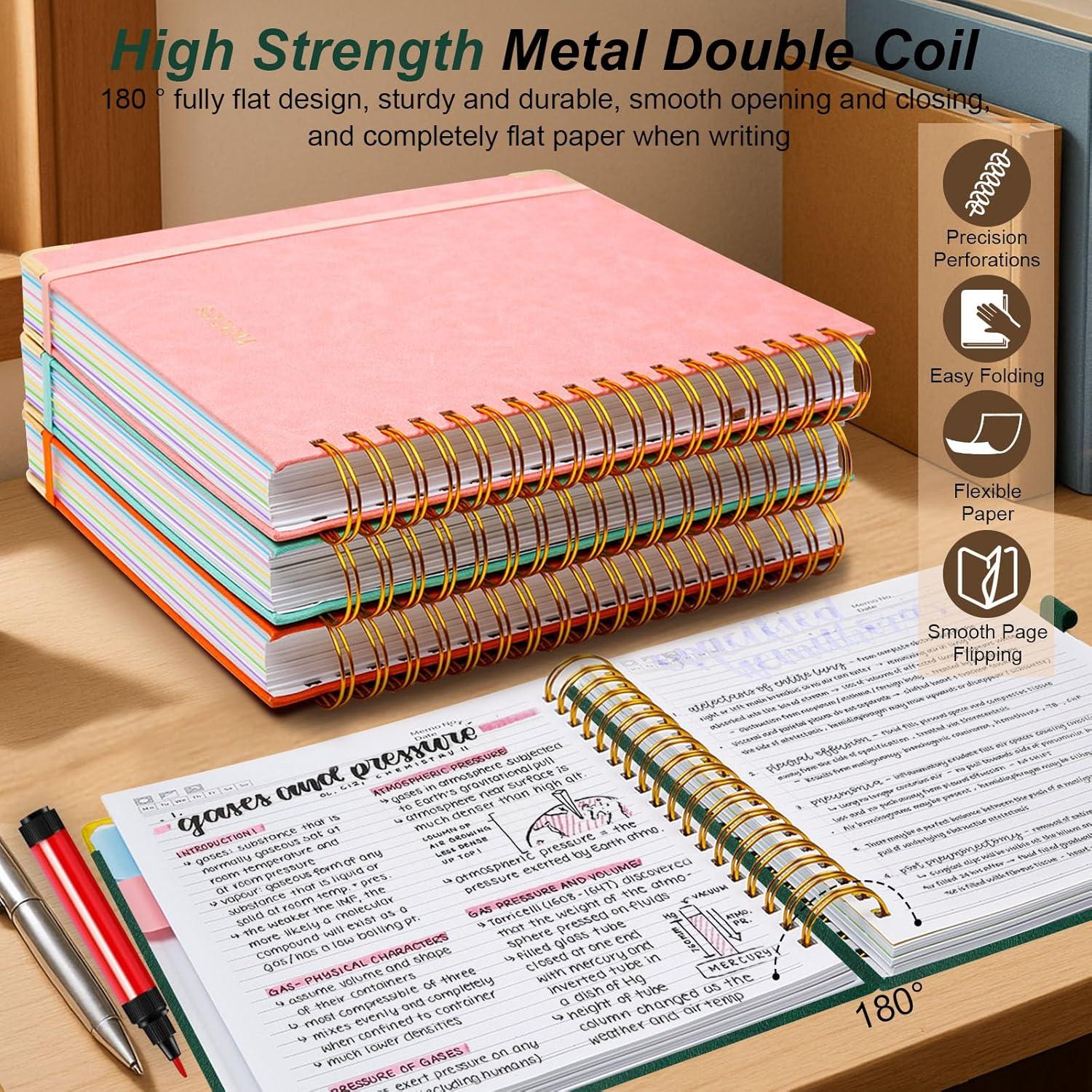 Cuaderno Espiral Tapa Dura GDGDSY B5 300 Páginas Verde