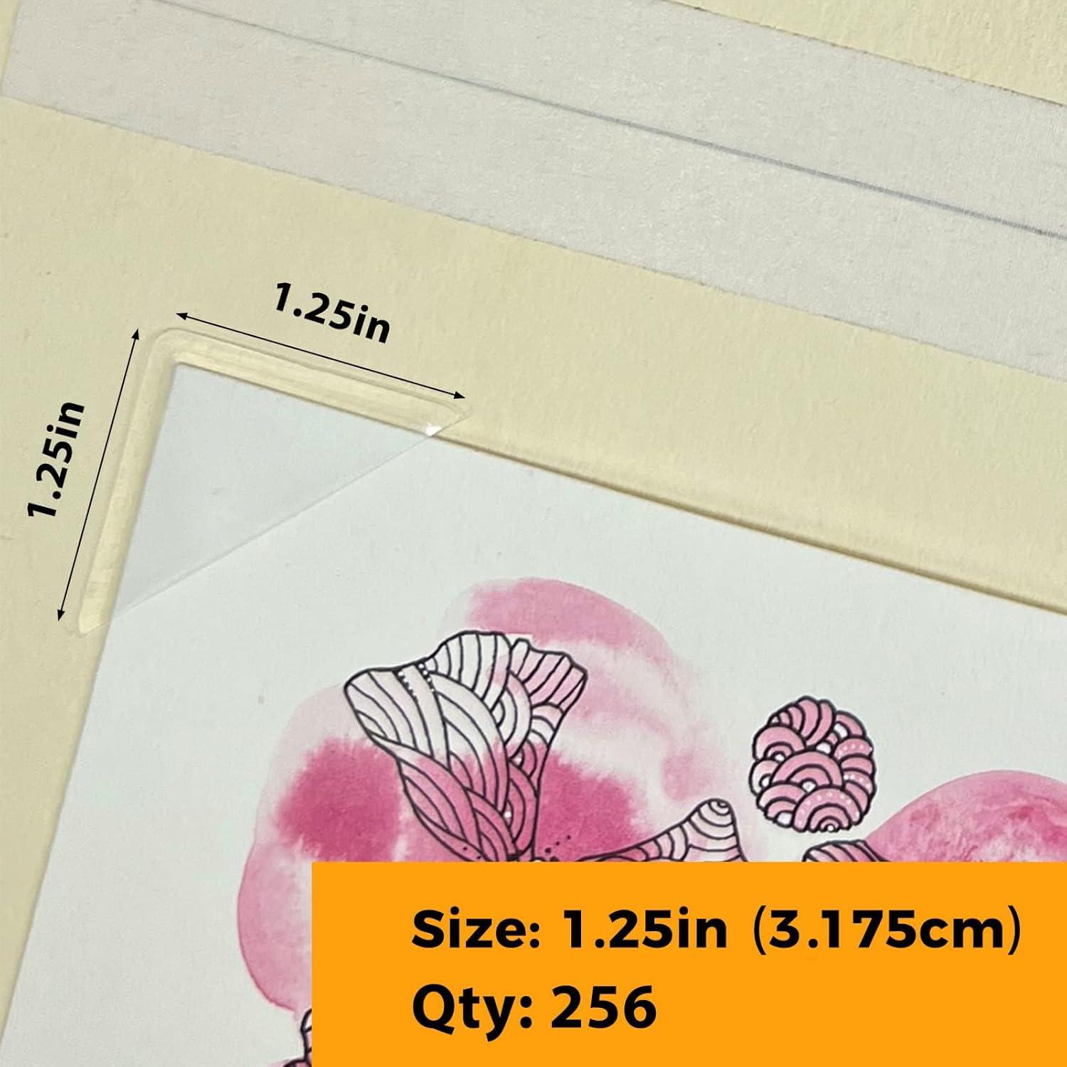 Esquinas de Montaje Lineco 3.18 cm Autoadhesivas 256 Pzas