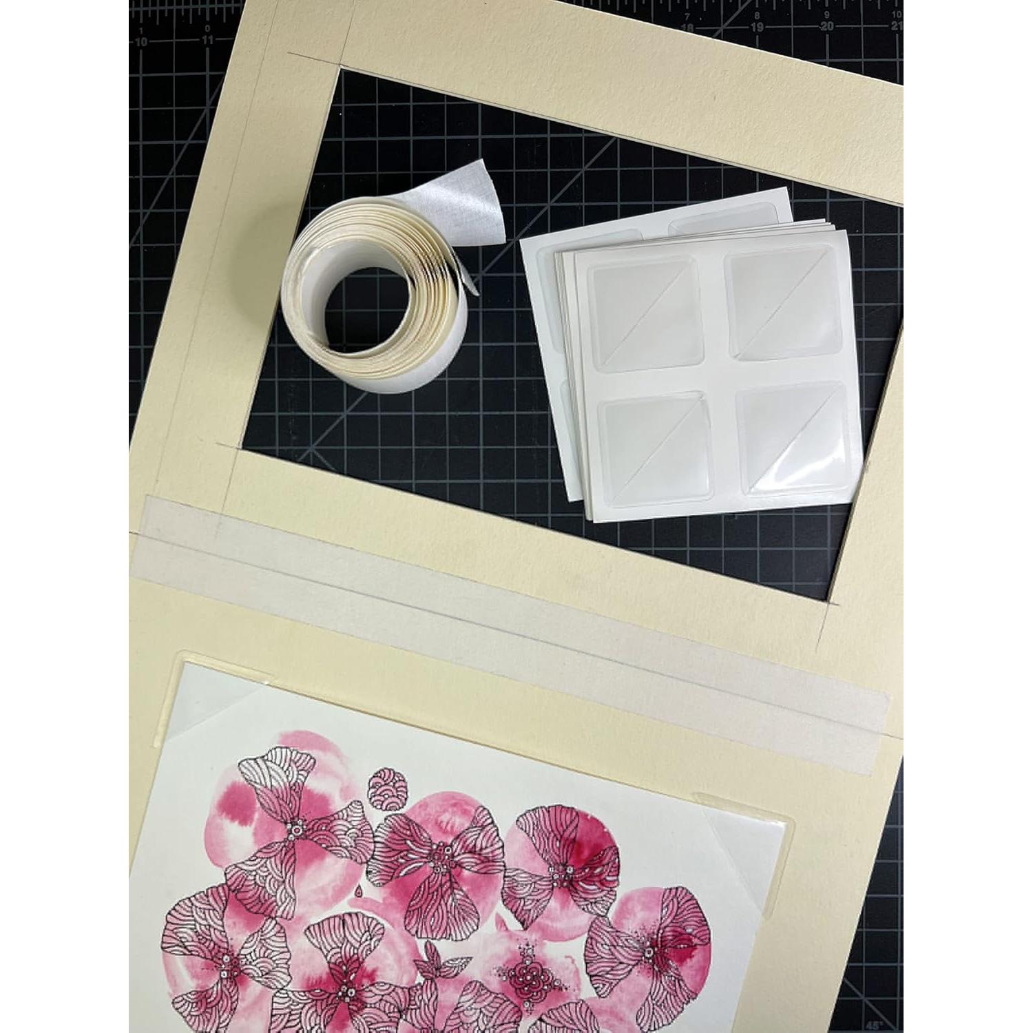 Esquinas de Montaje Lineco 3.18 cm Autoadhesivas 256 Pzas