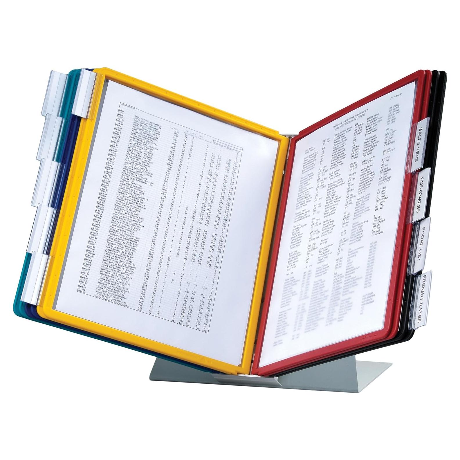 Sistema de Referencia de Escritorio Durable 10 Paneles Multicolor