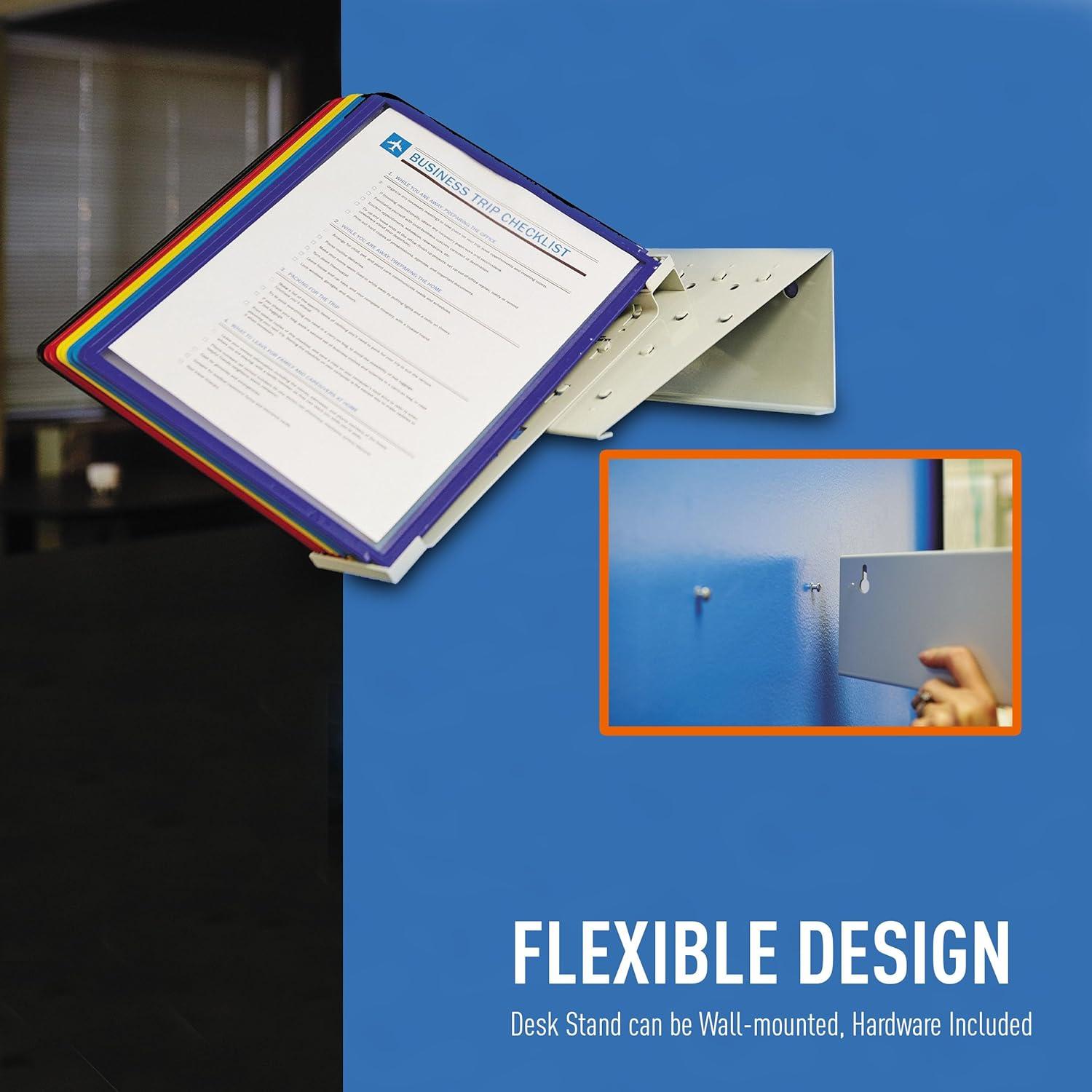 Sistema de Referencia de Escritorio Durable 10 Paneles Multicolor