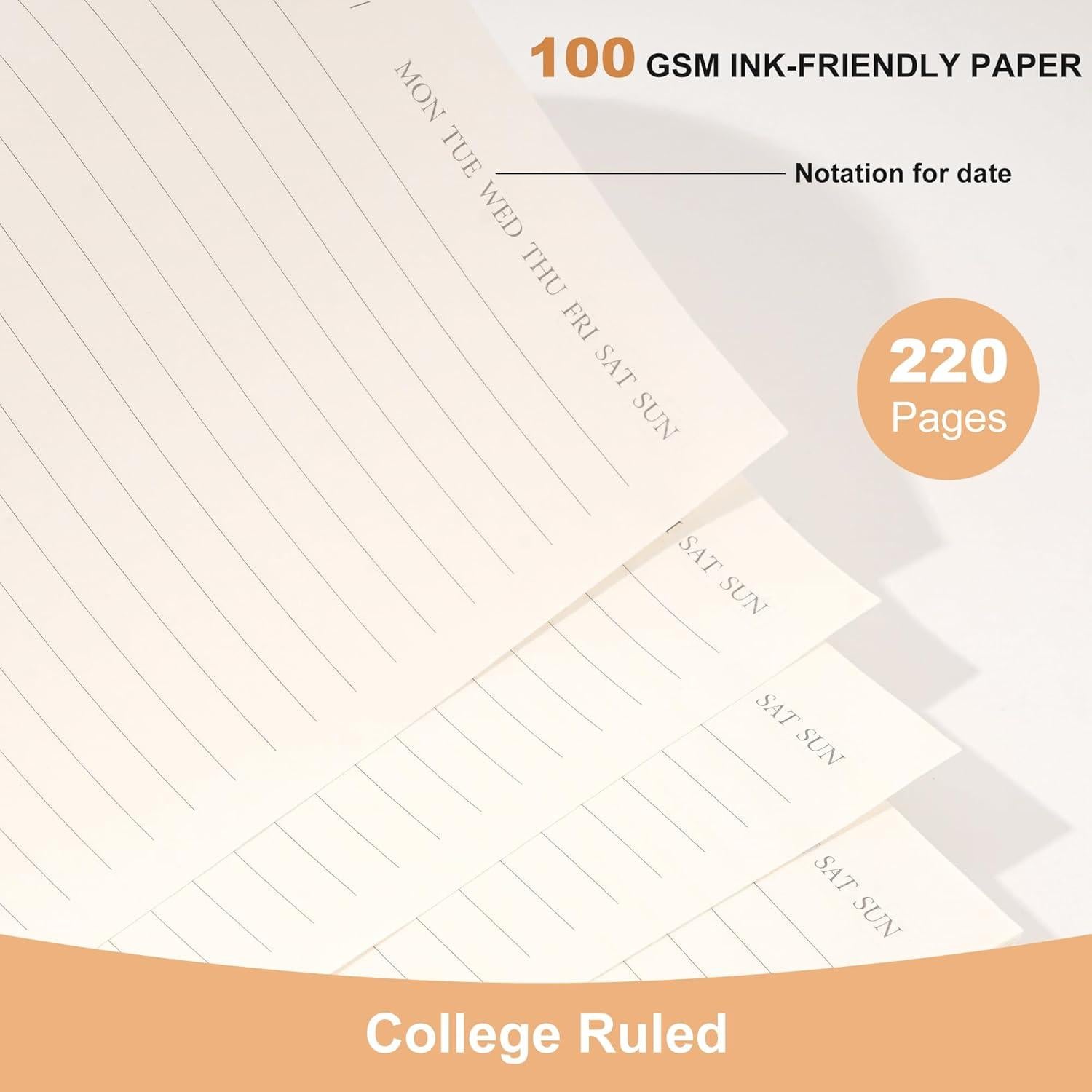 Cuaderno Espiral Rosa FLYING EAGLE A4 200 Páginas 100 GSM