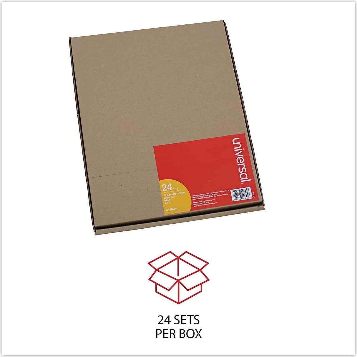 Divisores de Páginas Universal 20845, 8 Divisores Carta