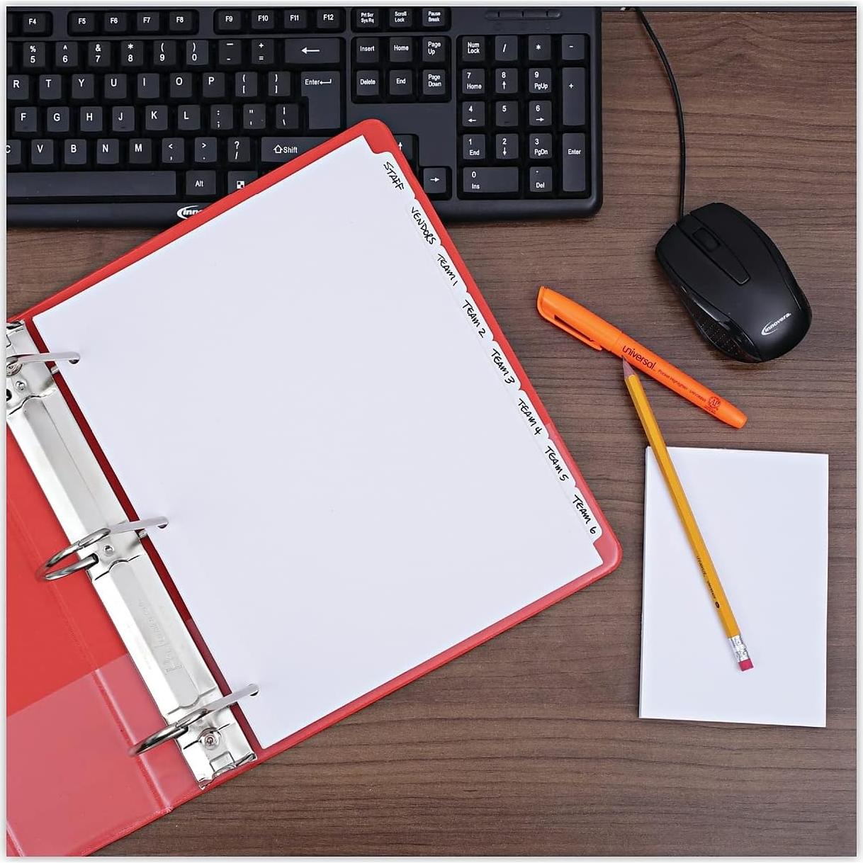 Divisores de Páginas Universal 20845, 8 Divisores Carta