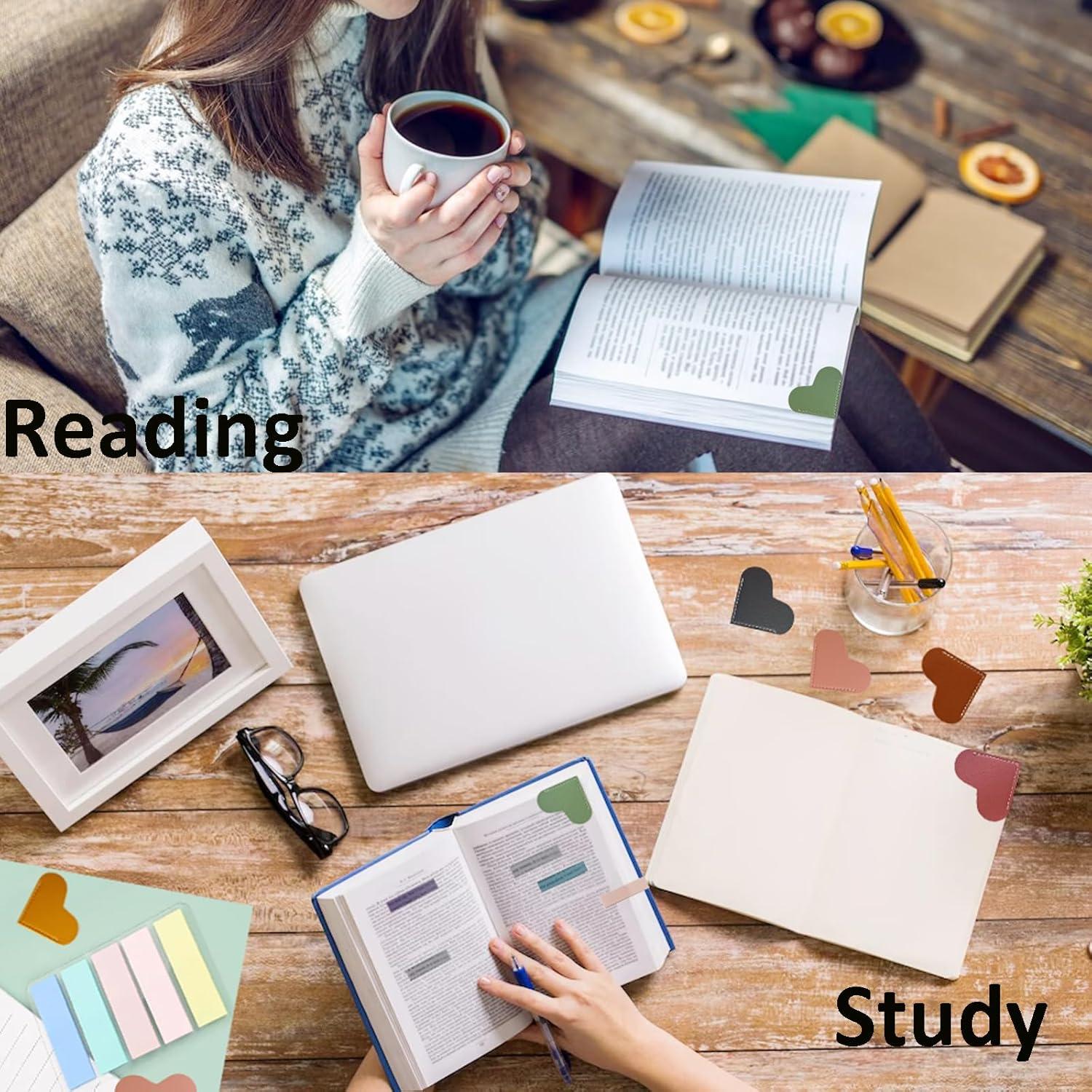 8 Marcadores de Corazón Tuuiimo + 1000 Etiquetas Adhesivas