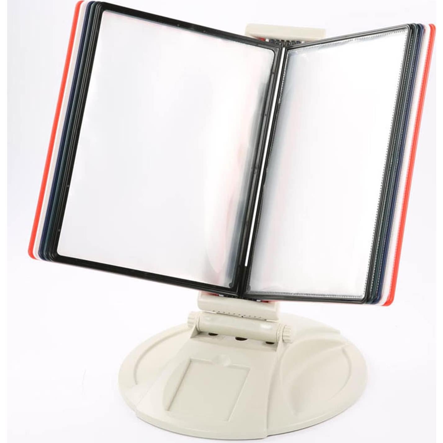 Bolsillos de Exhibición Doble Cara M&T Displays 21.6x27.9 cm Negro (10 Pzs)