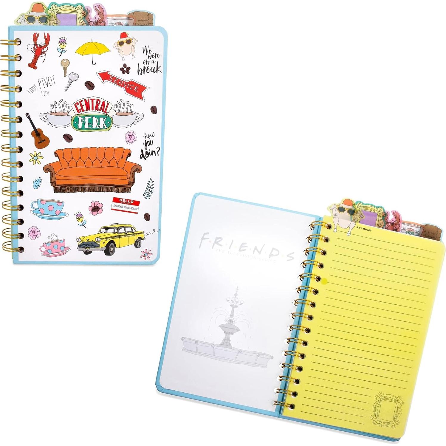 Cuaderno Espiral Friends Silver Buffalo 75 Páginas 12.7x20.3cm