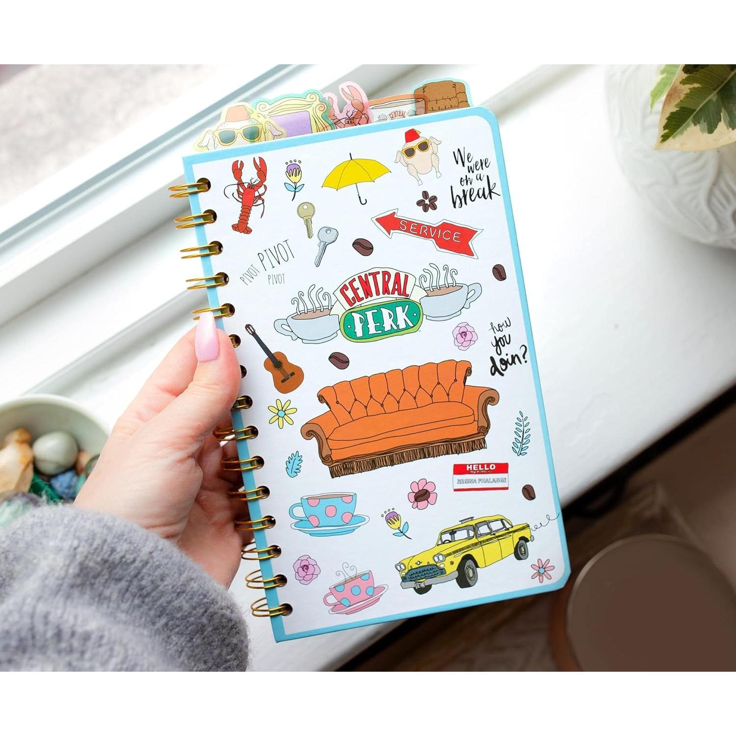 Cuaderno Espiral Friends Silver Buffalo 75 Páginas 12.7x20.3cm