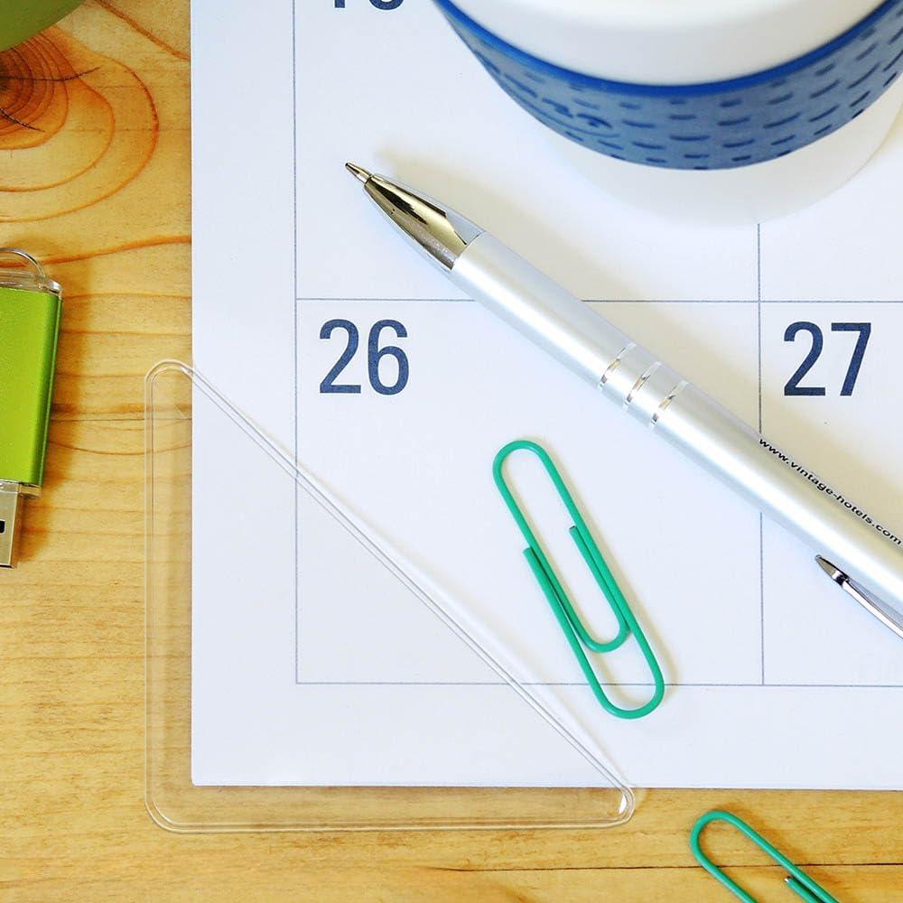 Esquinas de Calendario StoreSMART - Plástico Transparente - 500 Unidades