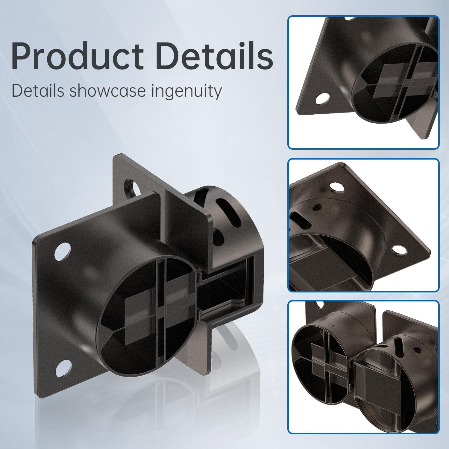 Bisagras Ocultas Ajustables ZFYOUNG 90 Grados 2 Piezas