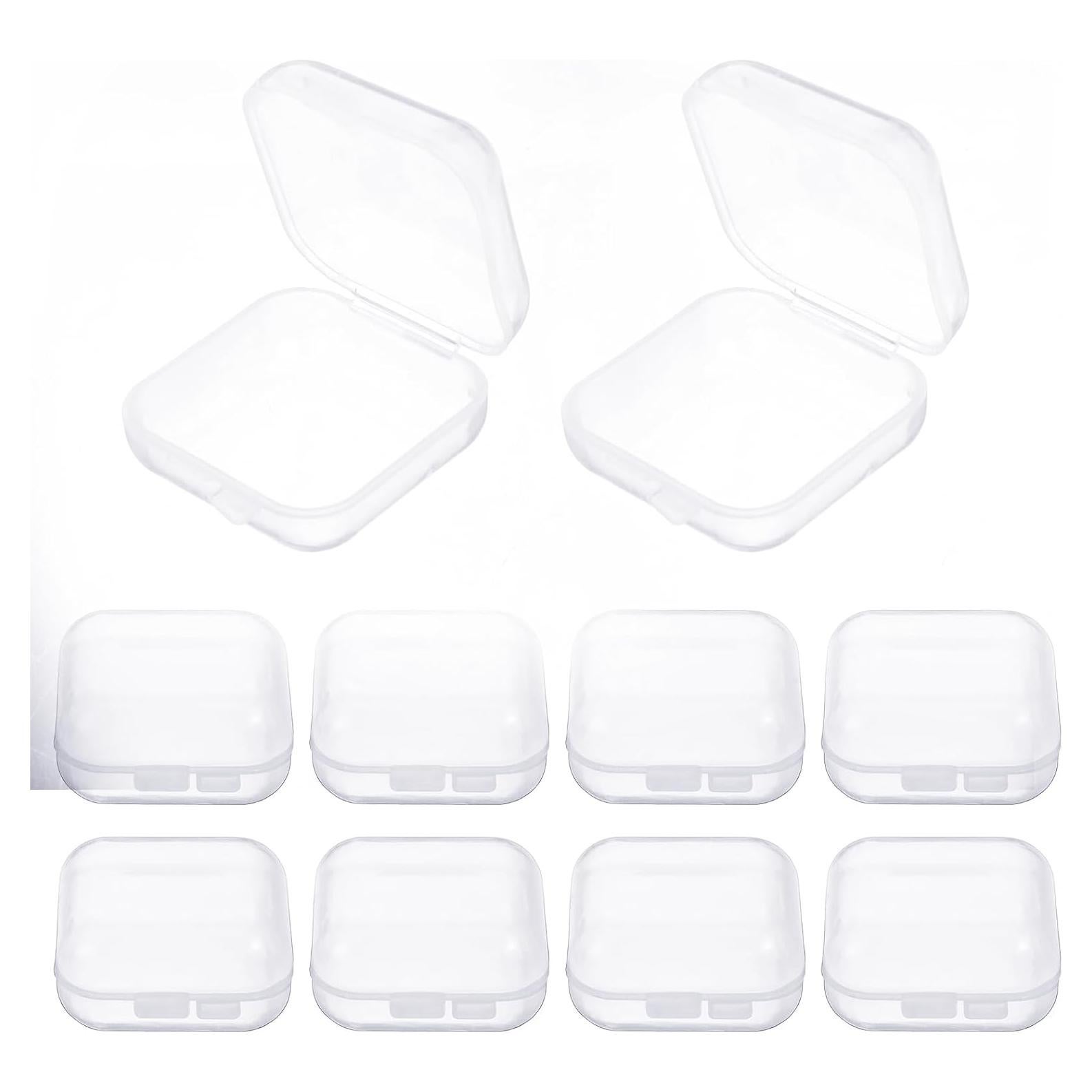 Cajas de Almacenamiento Transparentes Hariendny - 10 Pcs 5x10x3 cm