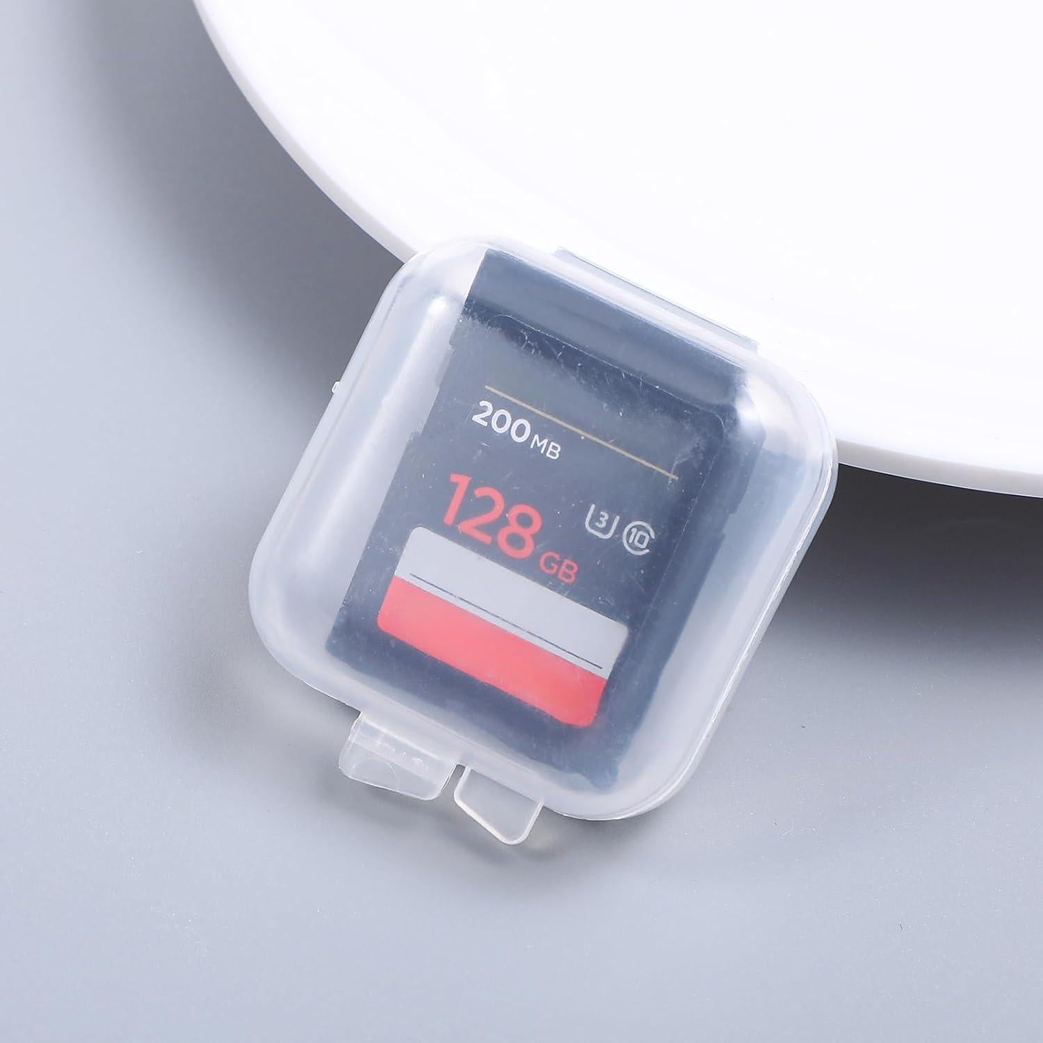 Cajas de Almacenamiento Transparentes Hariendny - 10 Pcs 5x10x3 cm