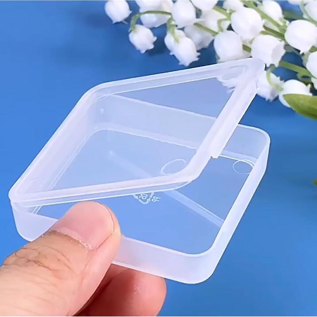 Caja Organizadora Cuadrada Transparente Farmer Mani - 12 Unidades