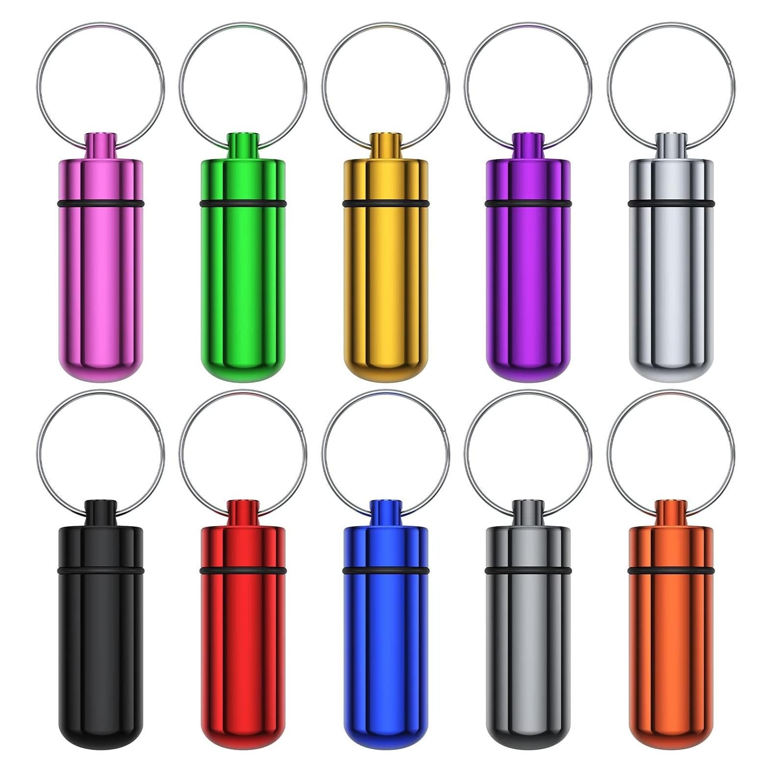 Estuche portátil para pastillas UVUBXT - Paquete de 10 colores