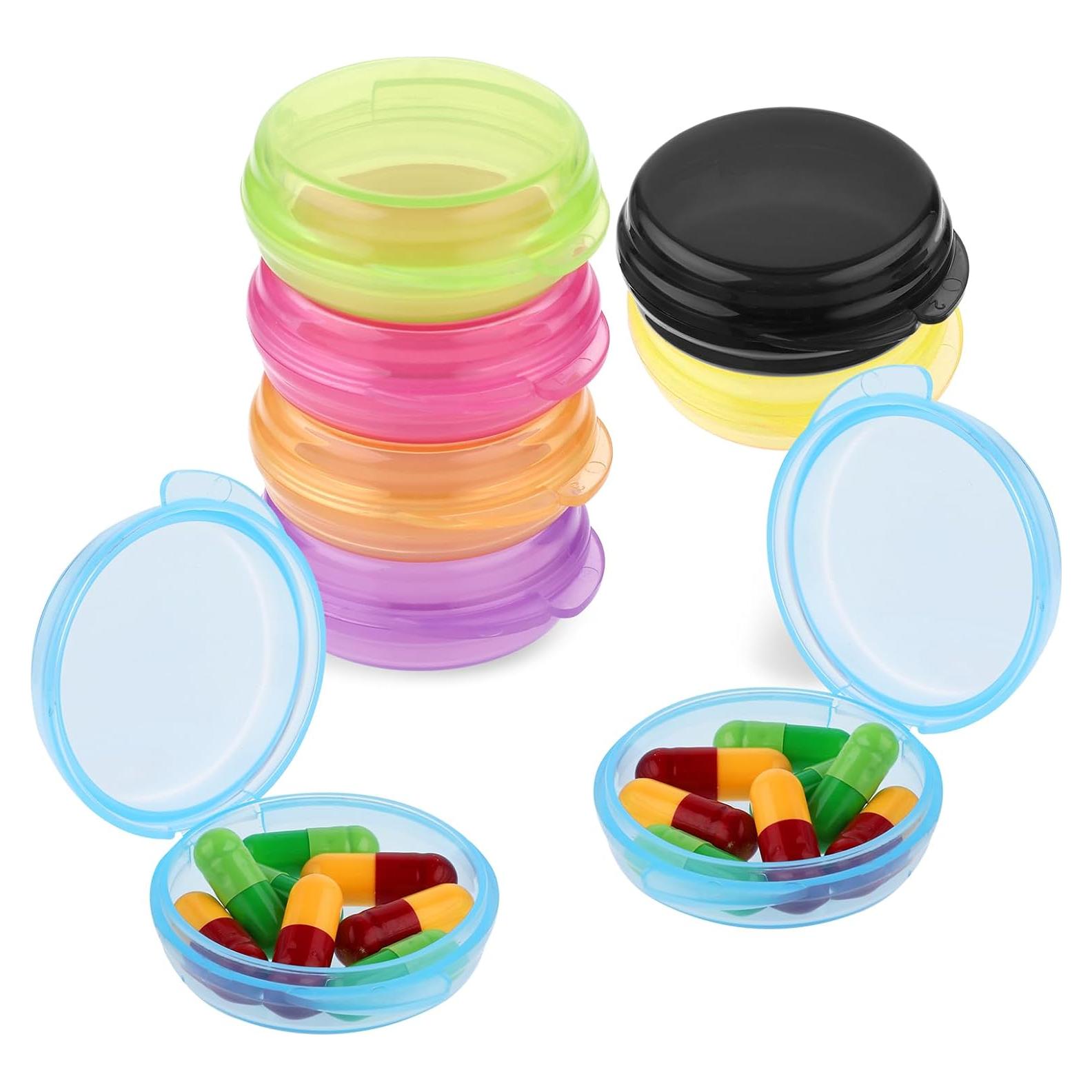 8 Cajas de Pastillas Portátiles WY LIGHTING LEVEL - Organizador de Medicamentos